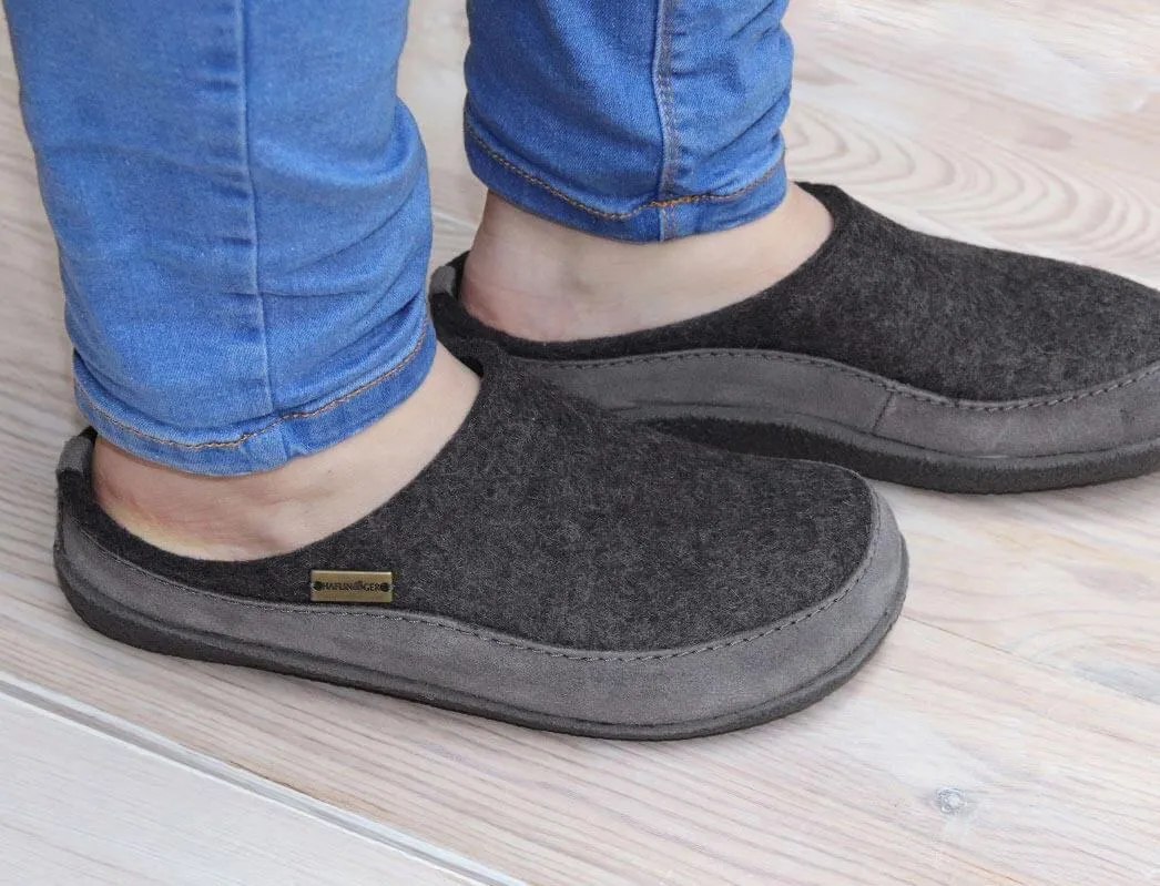 HAFLINGER Clog | Blizzard Skane, Anthracite