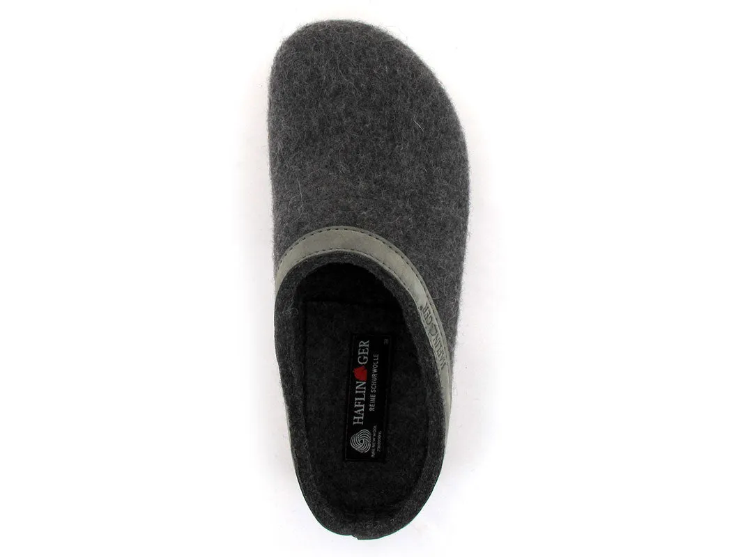 HAFLINGER Clog | Grizzly Torben, Anthracite