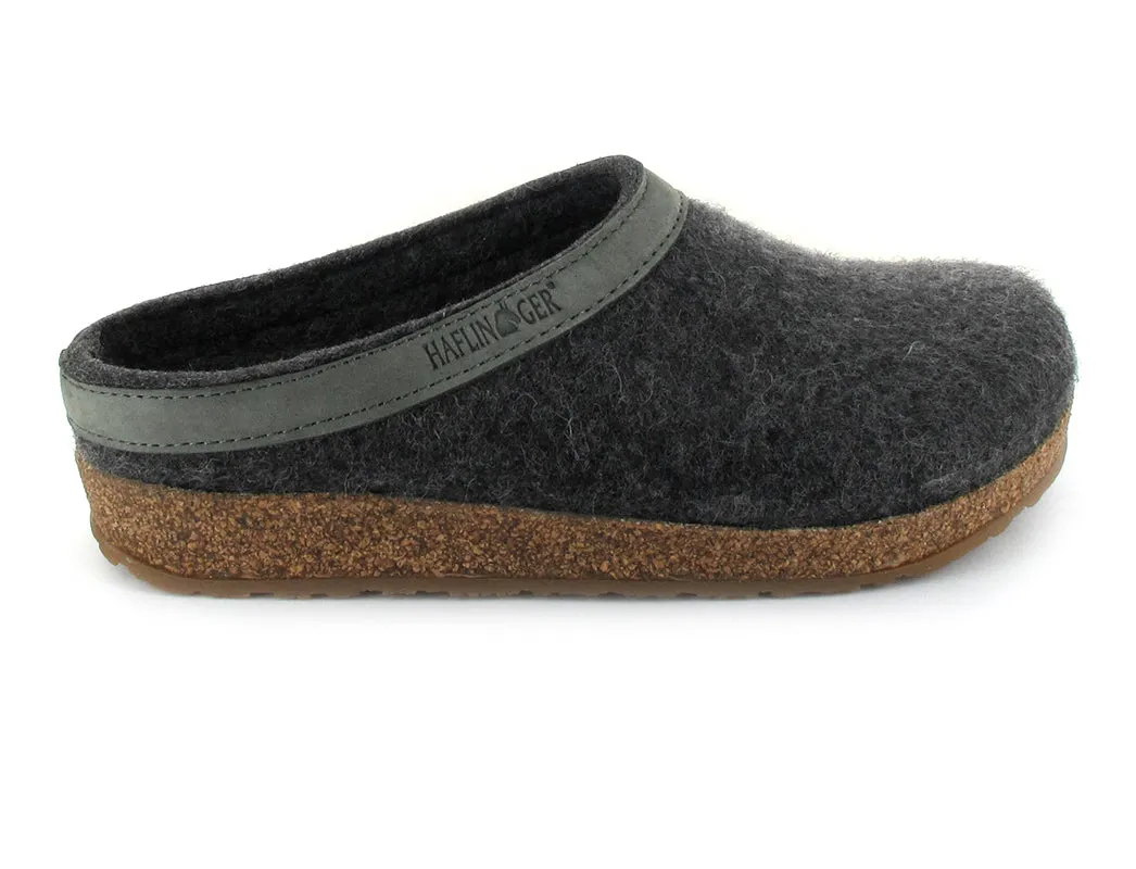 HAFLINGER Clog | Grizzly Torben, Anthracite