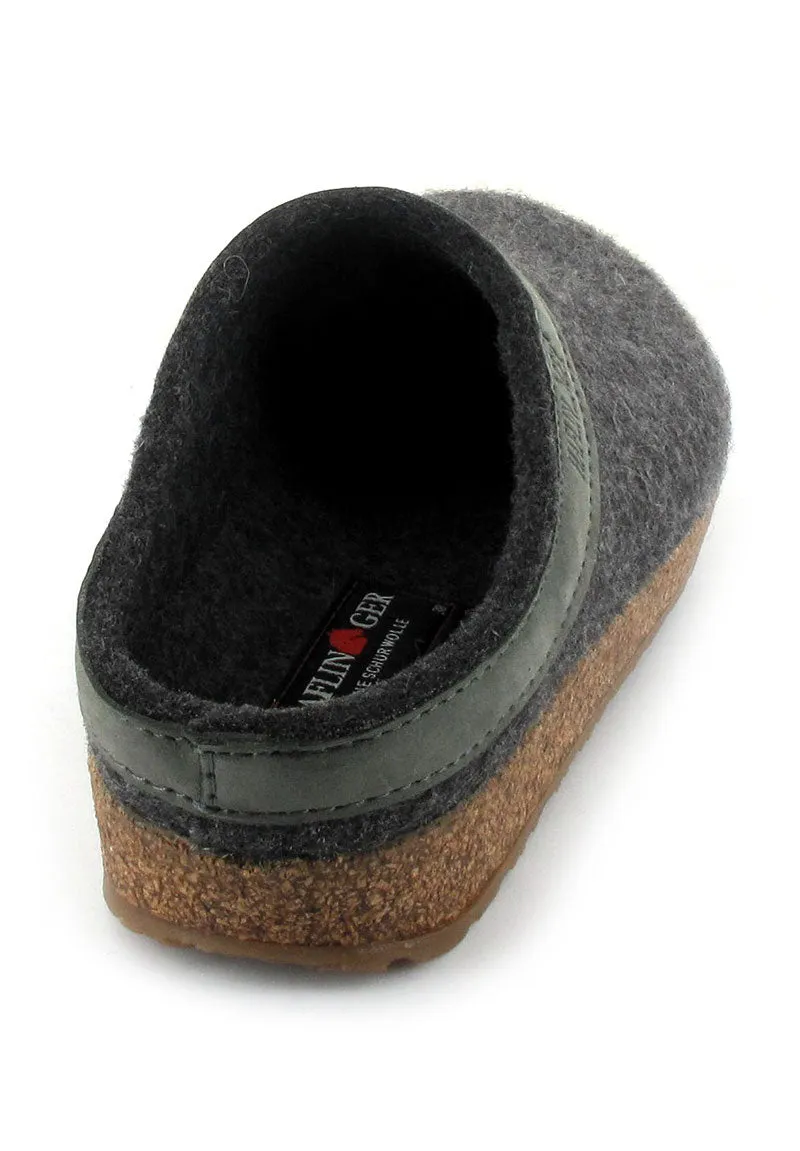 HAFLINGER Clog | Grizzly Torben, Anthracite
