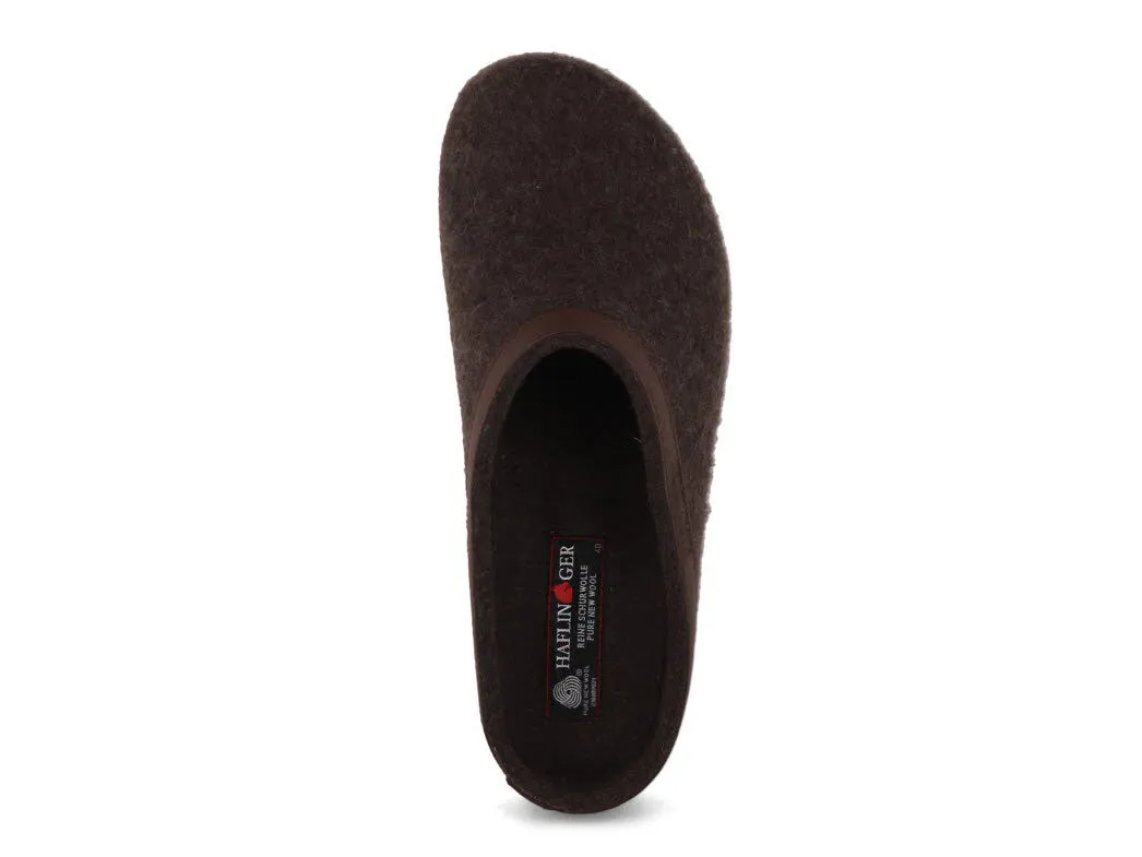 HAFLINGER Clog | Grizzly Torben, Brown