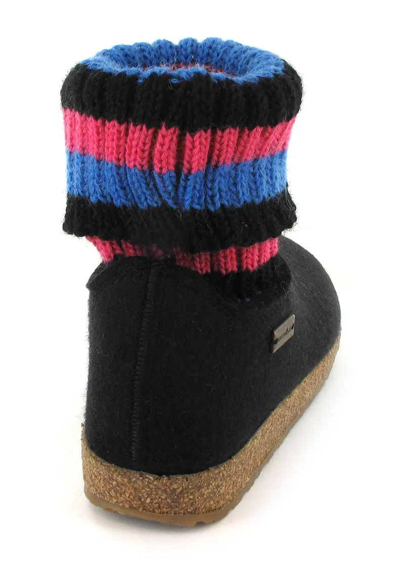 HAFLINGER Felt Clogs with Knit Cuffs GZ Kristina