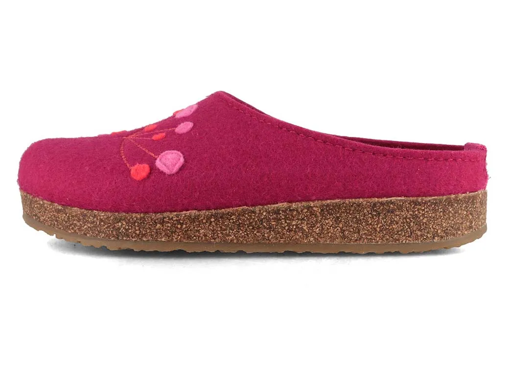 HAFLINGER Women Felt Clogs 'Grizzly Amaya', port