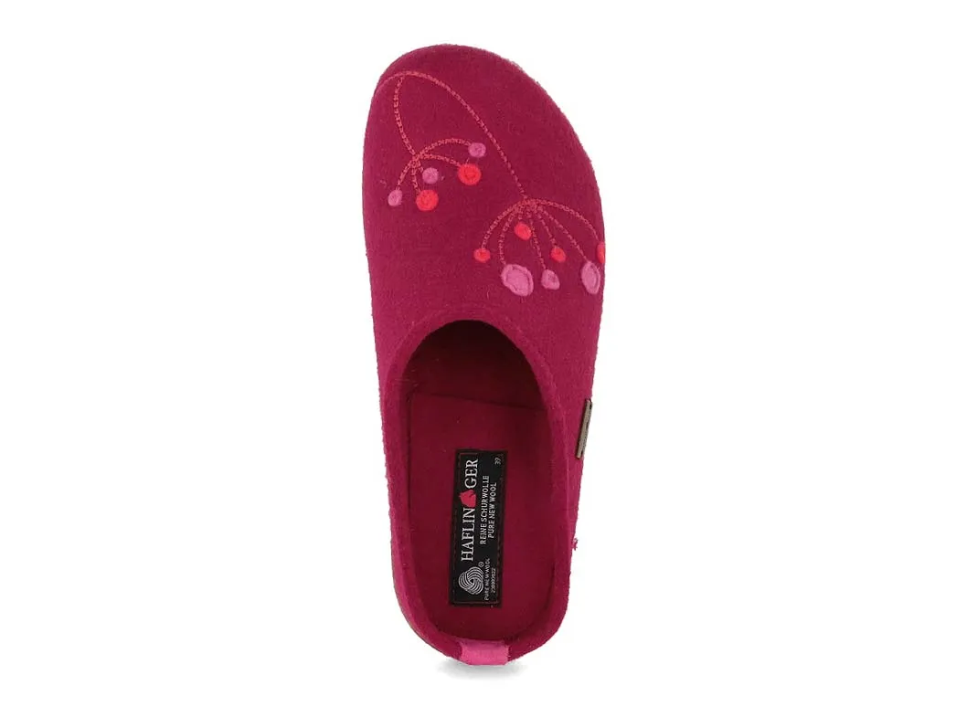 HAFLINGER Women Felt Clogs 'Grizzly Amaya', port