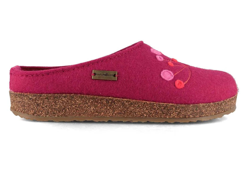 HAFLINGER Women Felt Clogs 'Grizzly Amaya', port