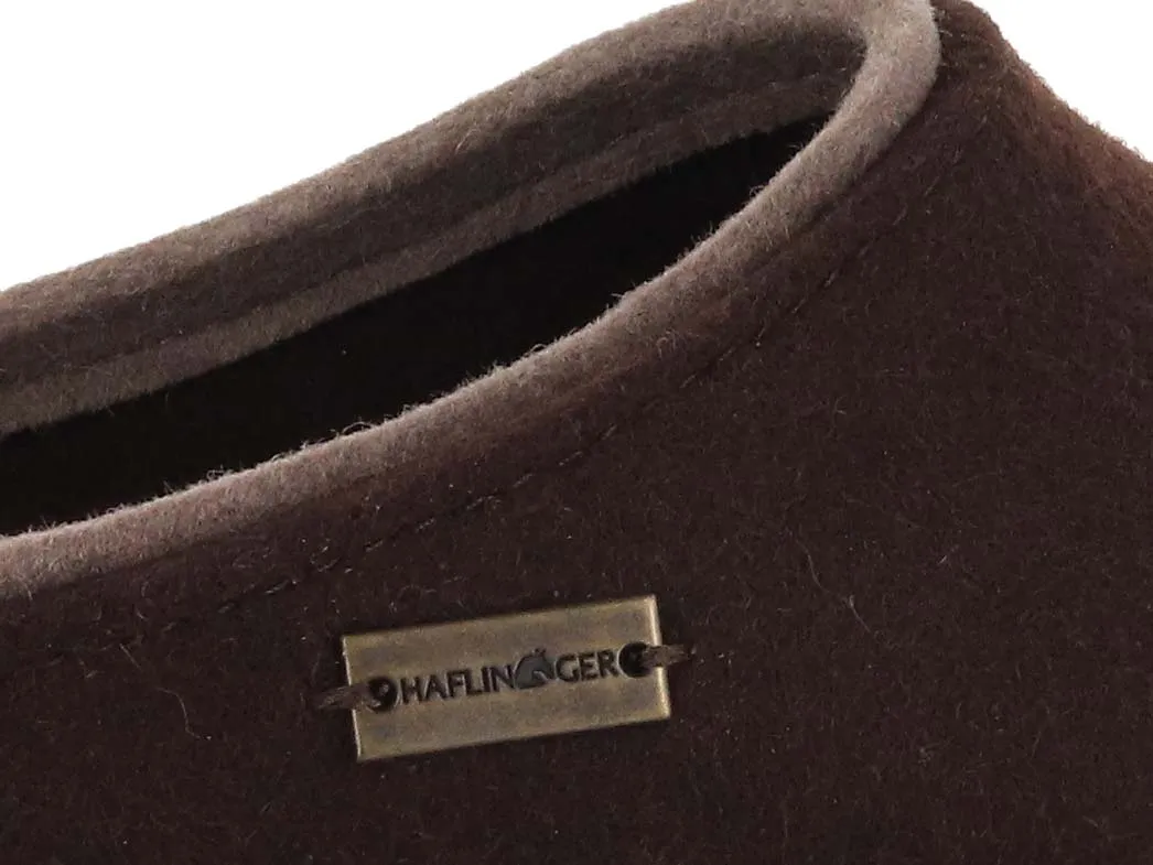 HAFLINGER Women Men Clogs 'Grizzly Kris', espresso