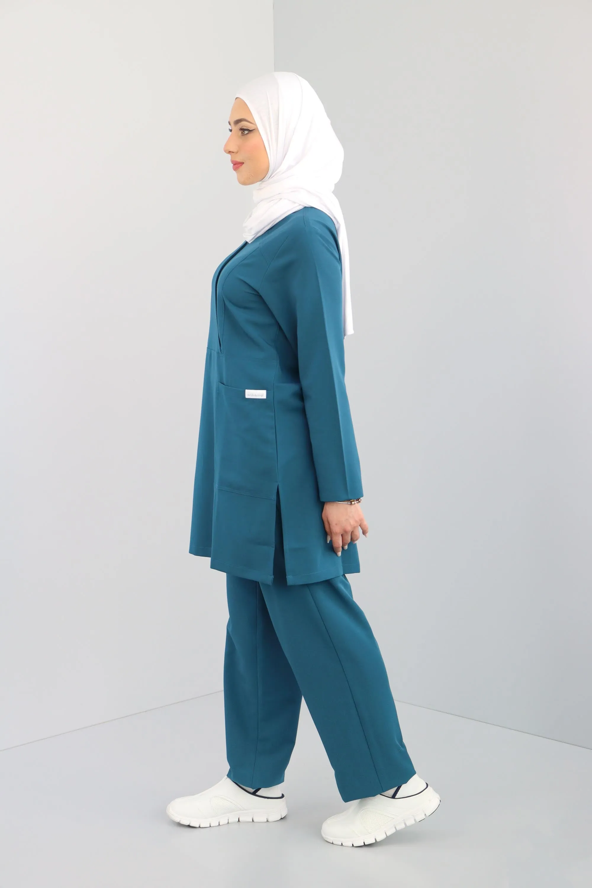 Hiba Women's Long Sleeves Scrub Set