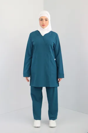 Hiba Women's Long Sleeves Scrub Set