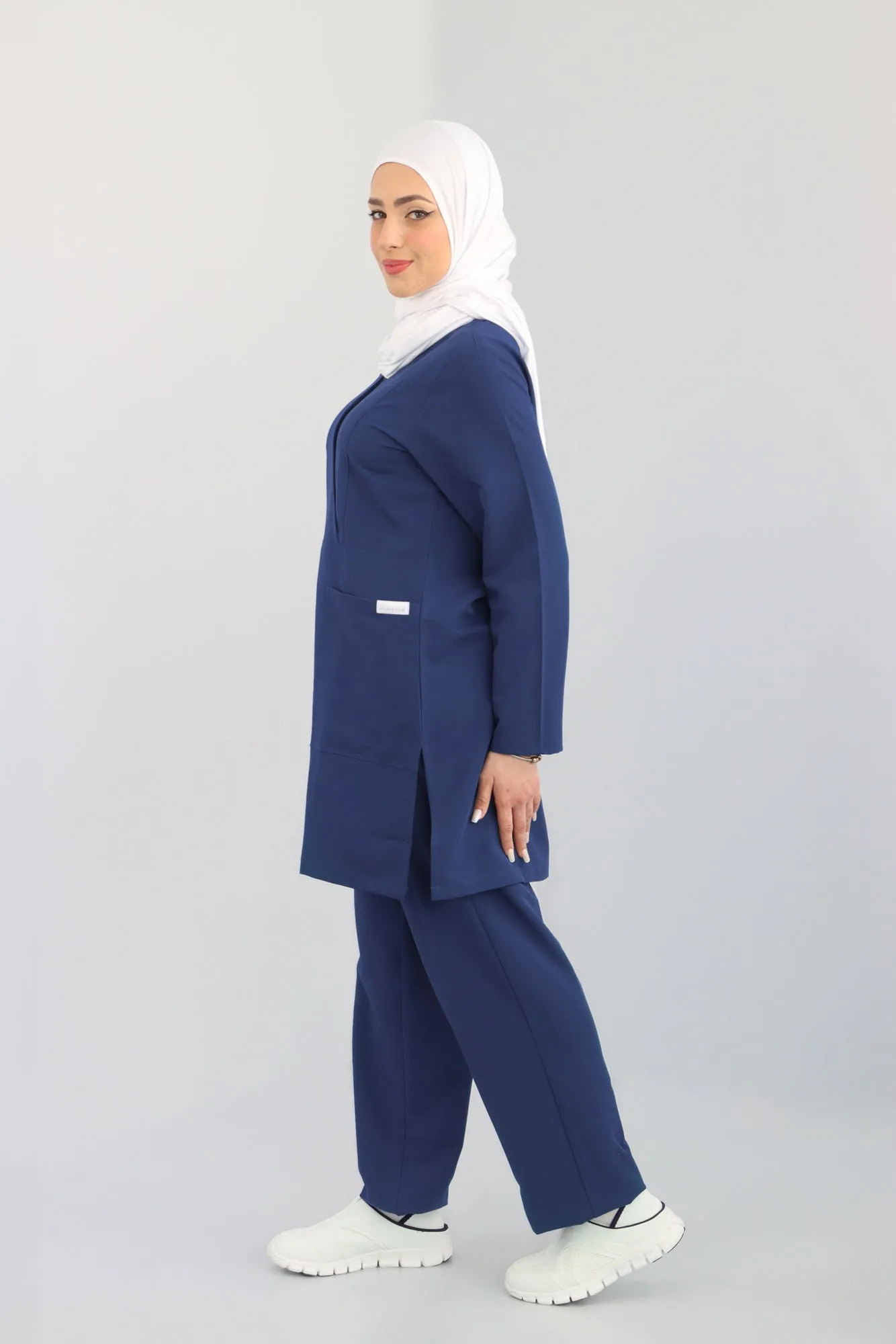 Hiba Women's Long Sleeves Scrub Set
