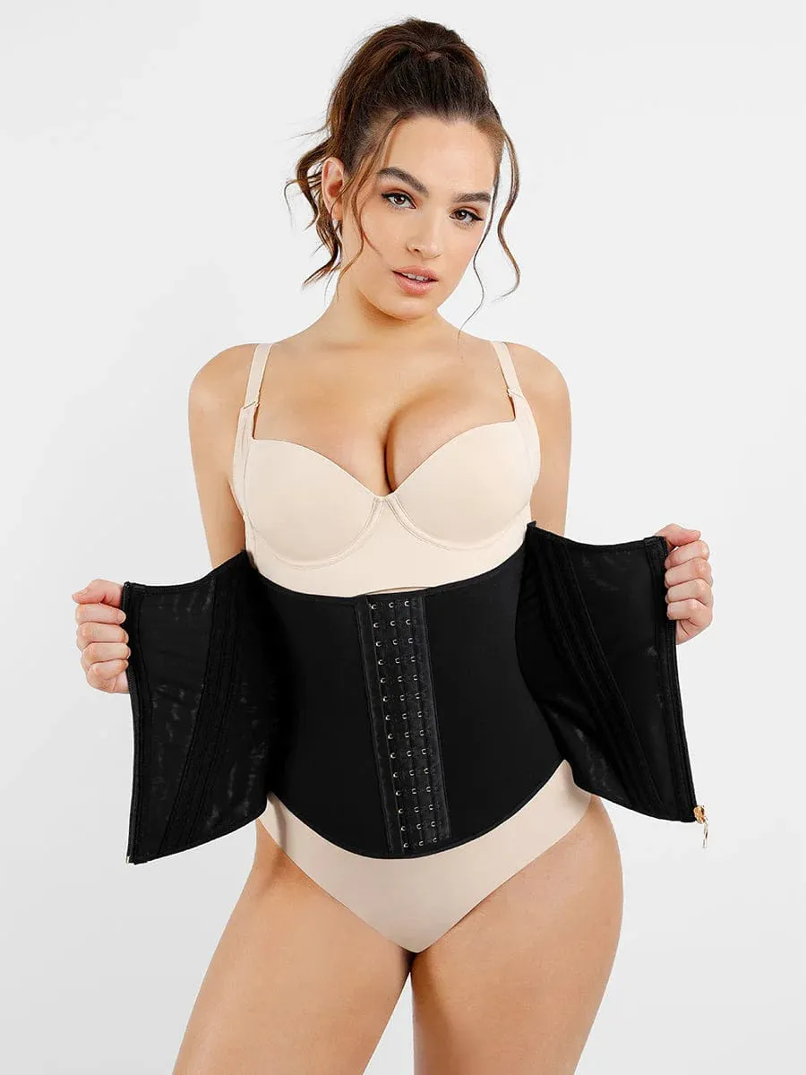 High Compression 15 Built-in Steel Bone Tummy Control Waist Trainer