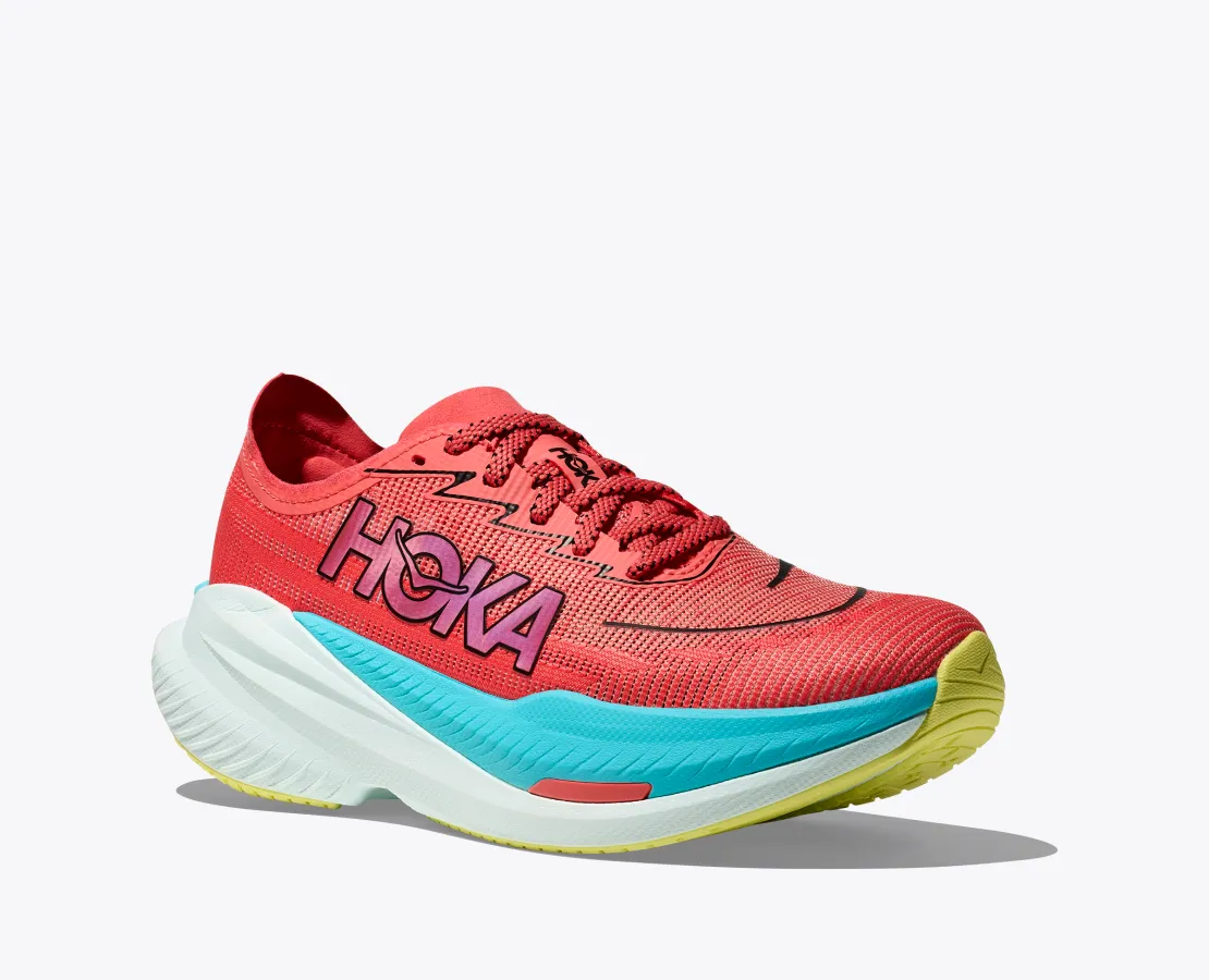 Hoka Mach X 2 W | Grapefruit/Electric Coral