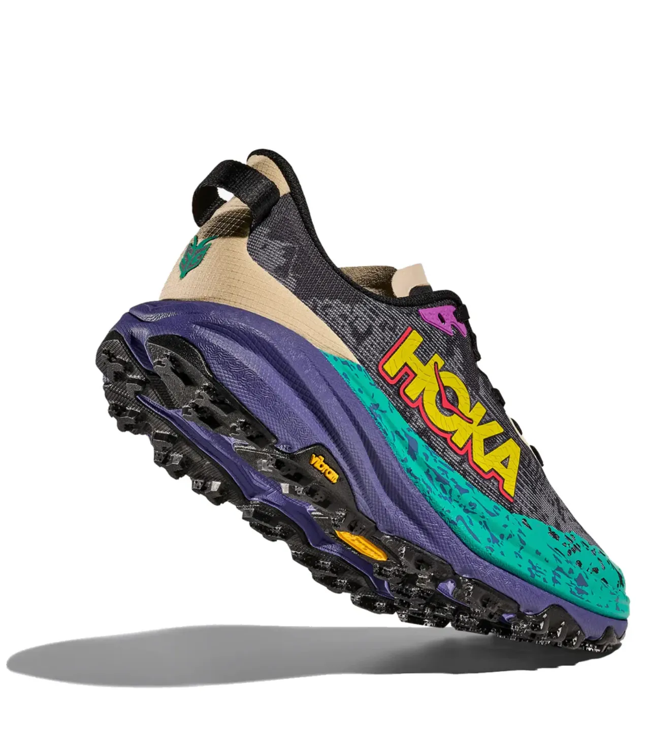 Hoka Men's Speedgoat 6 Trainer Oatmeal / Mountain Iris