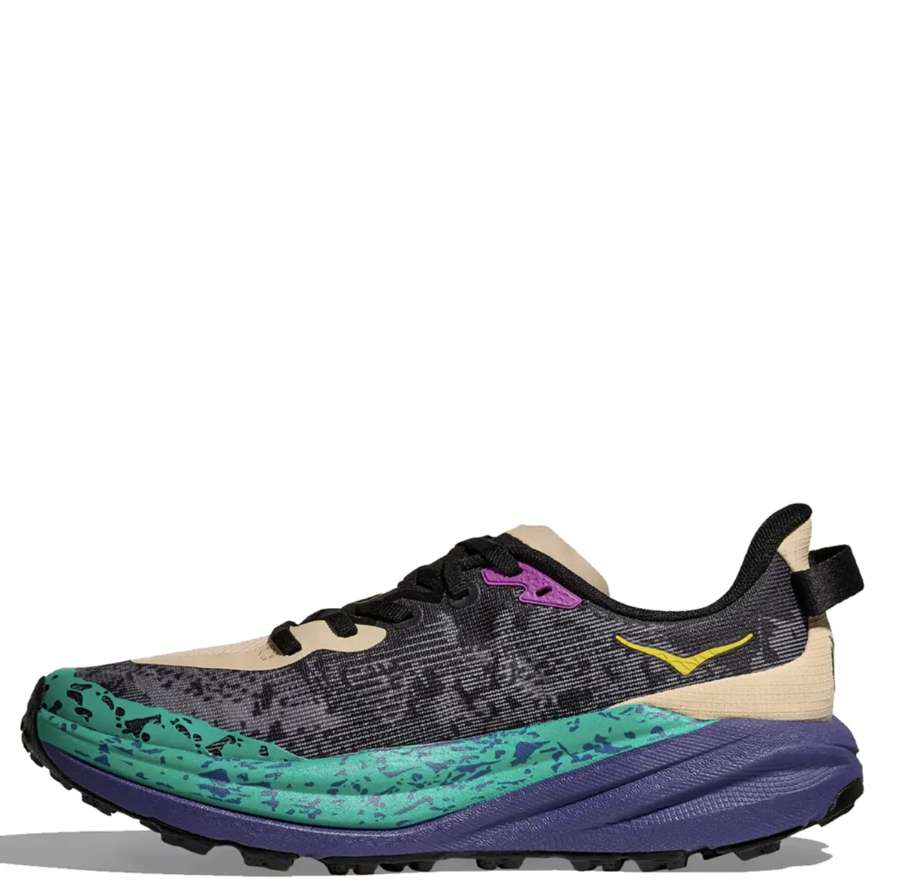 Hoka Men's Speedgoat 6 Trainer Oatmeal / Mountain Iris