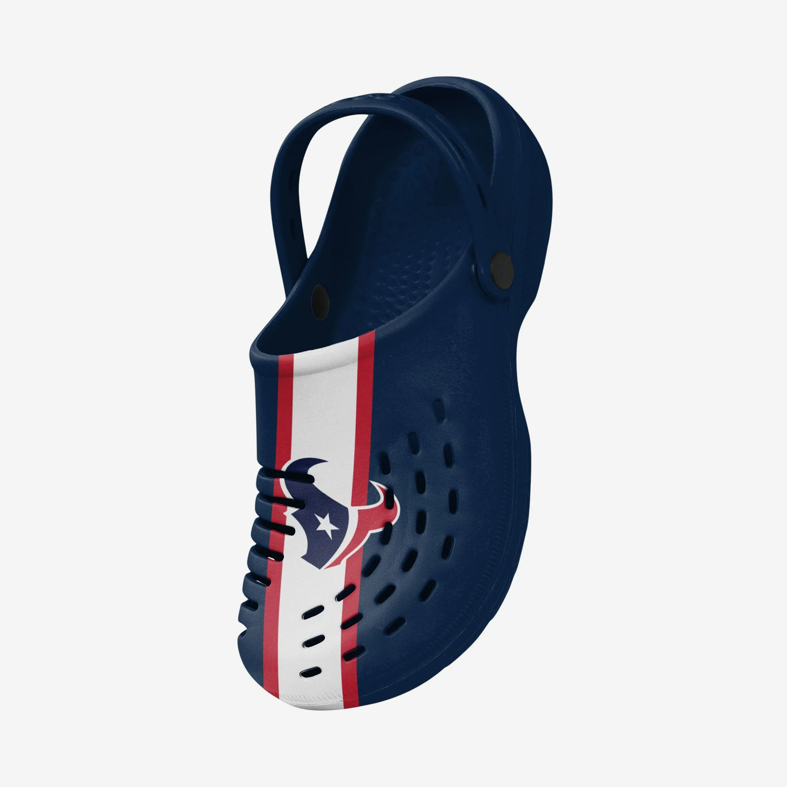 Houston Texans Team Stripe Clog With Strap