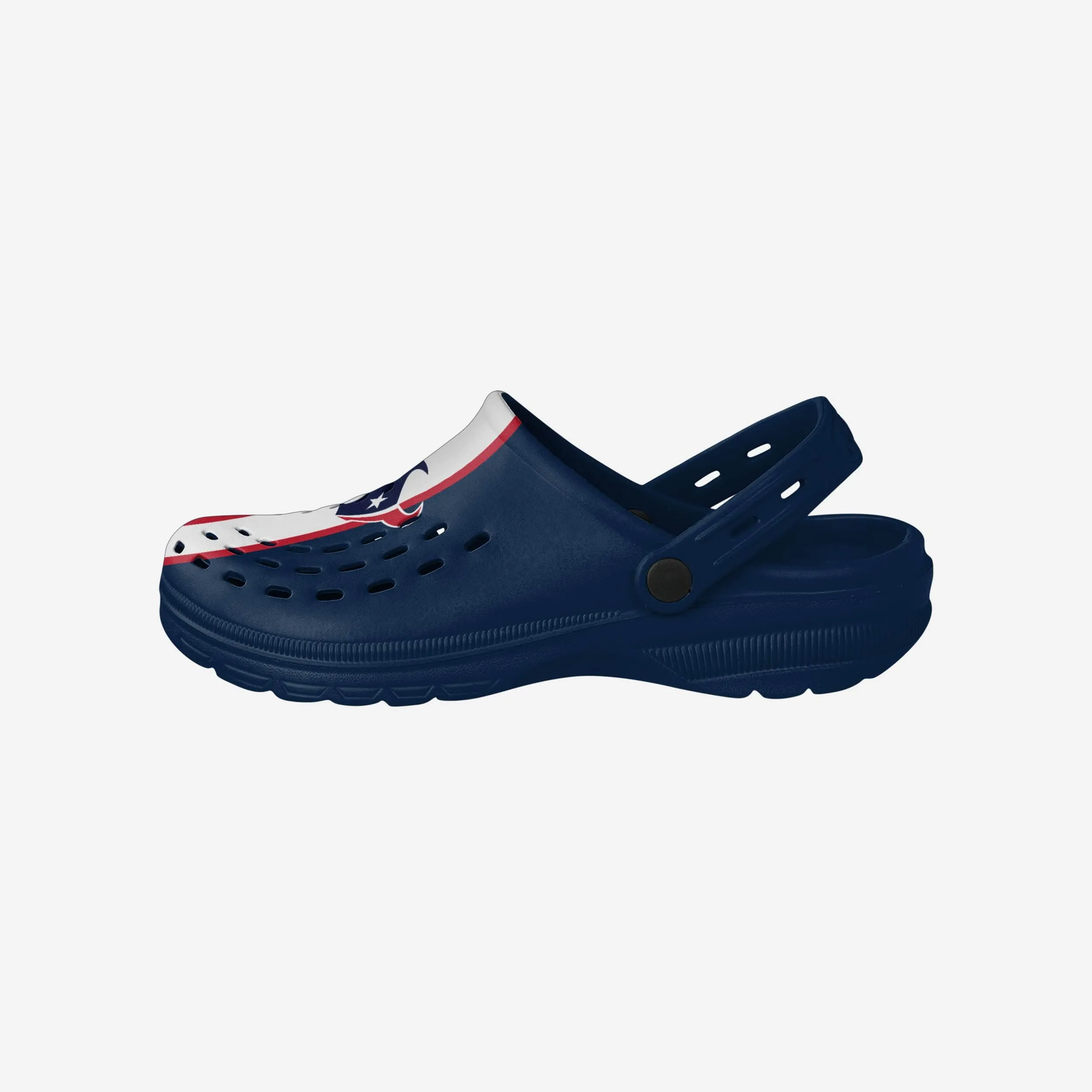 Houston Texans Team Stripe Clog With Strap