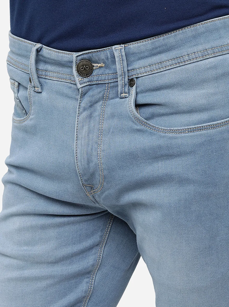 Ice Blue Washed Slim Fit Jeans | JadeBlue
