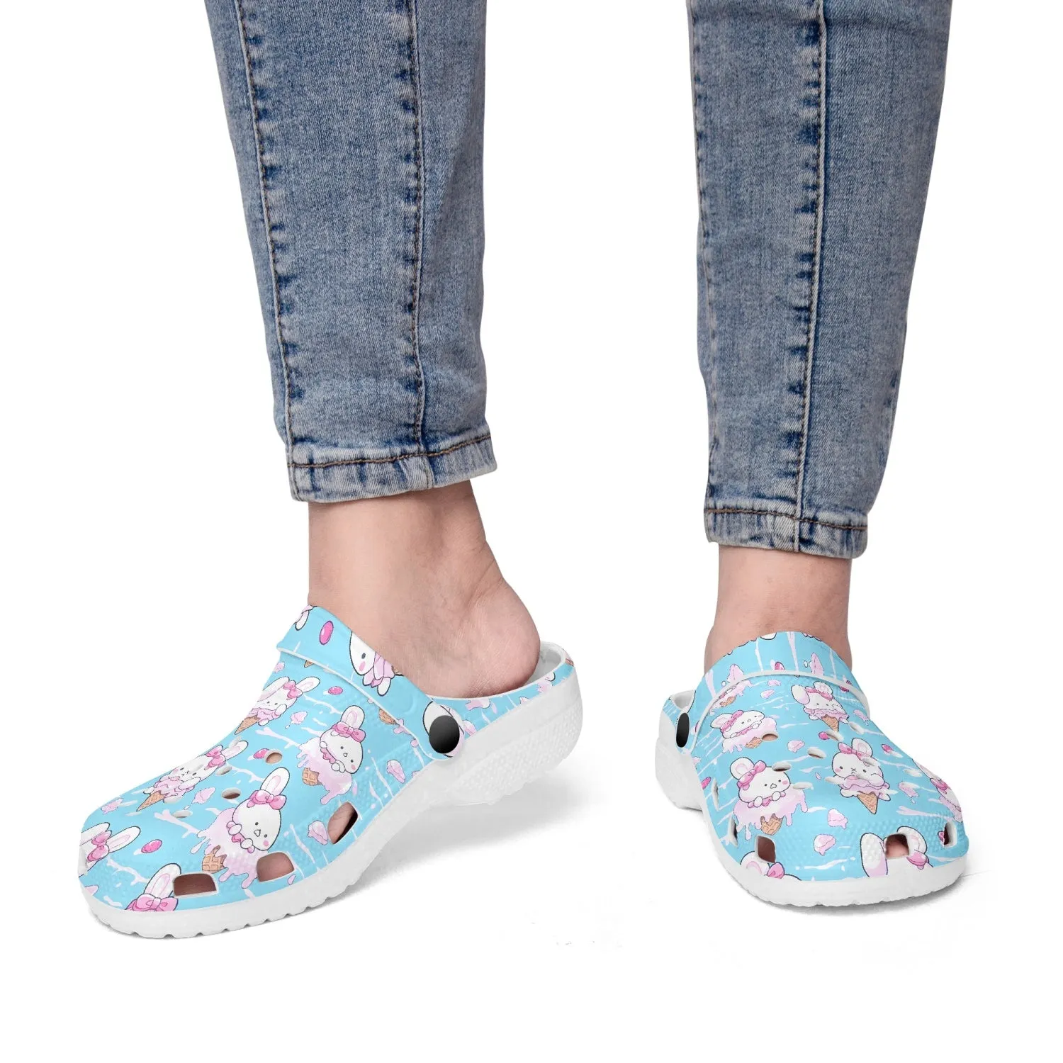 Ice Cream Rabbit Rok-Clogs