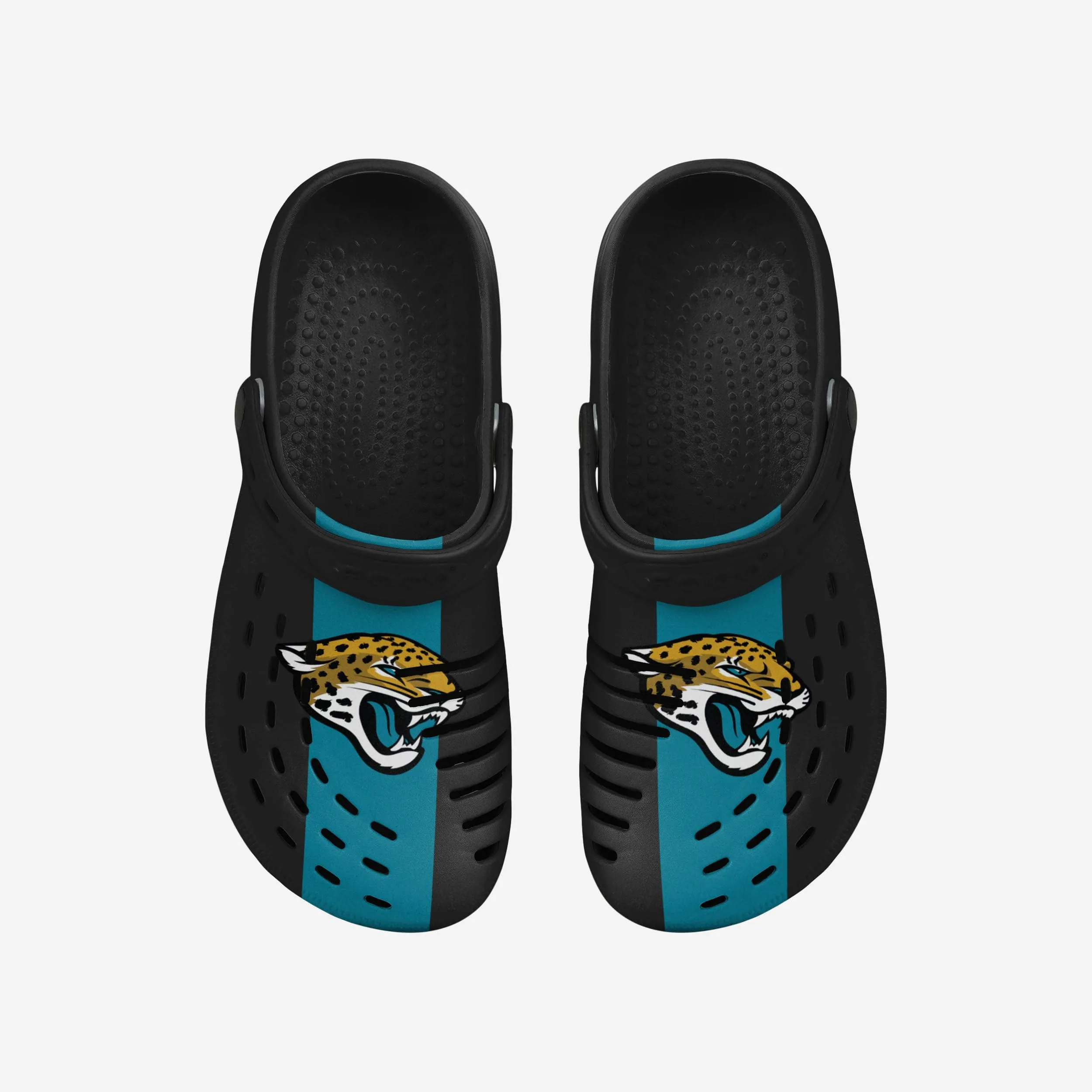 Jacksonville Jaguars Team Stripe Clog With Strap