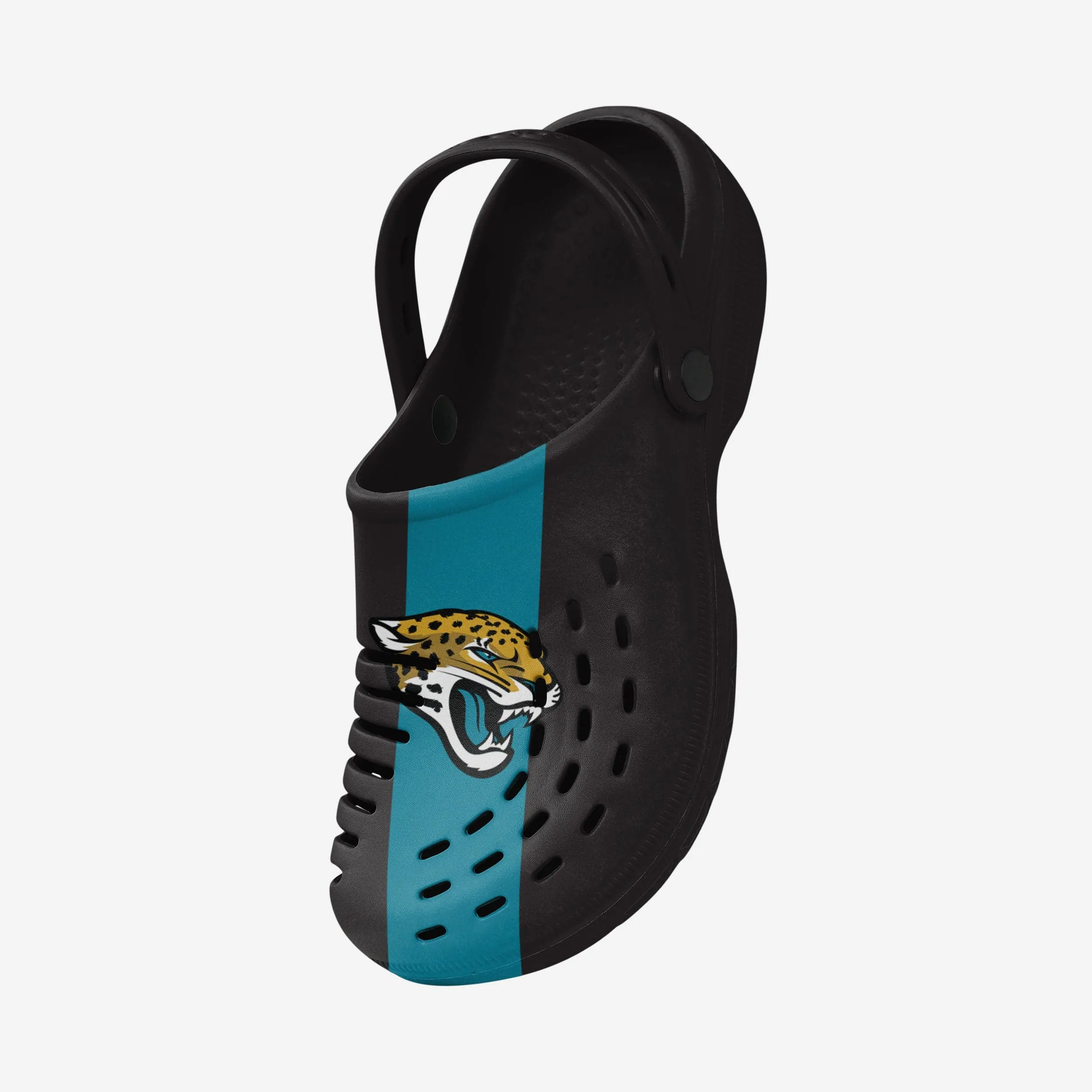 Jacksonville Jaguars Team Stripe Clog With Strap