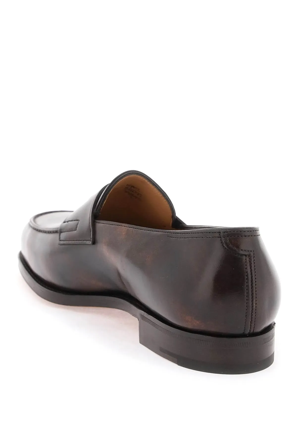JOHN LOBB Elegant Tapered Leather Oxford Shoes