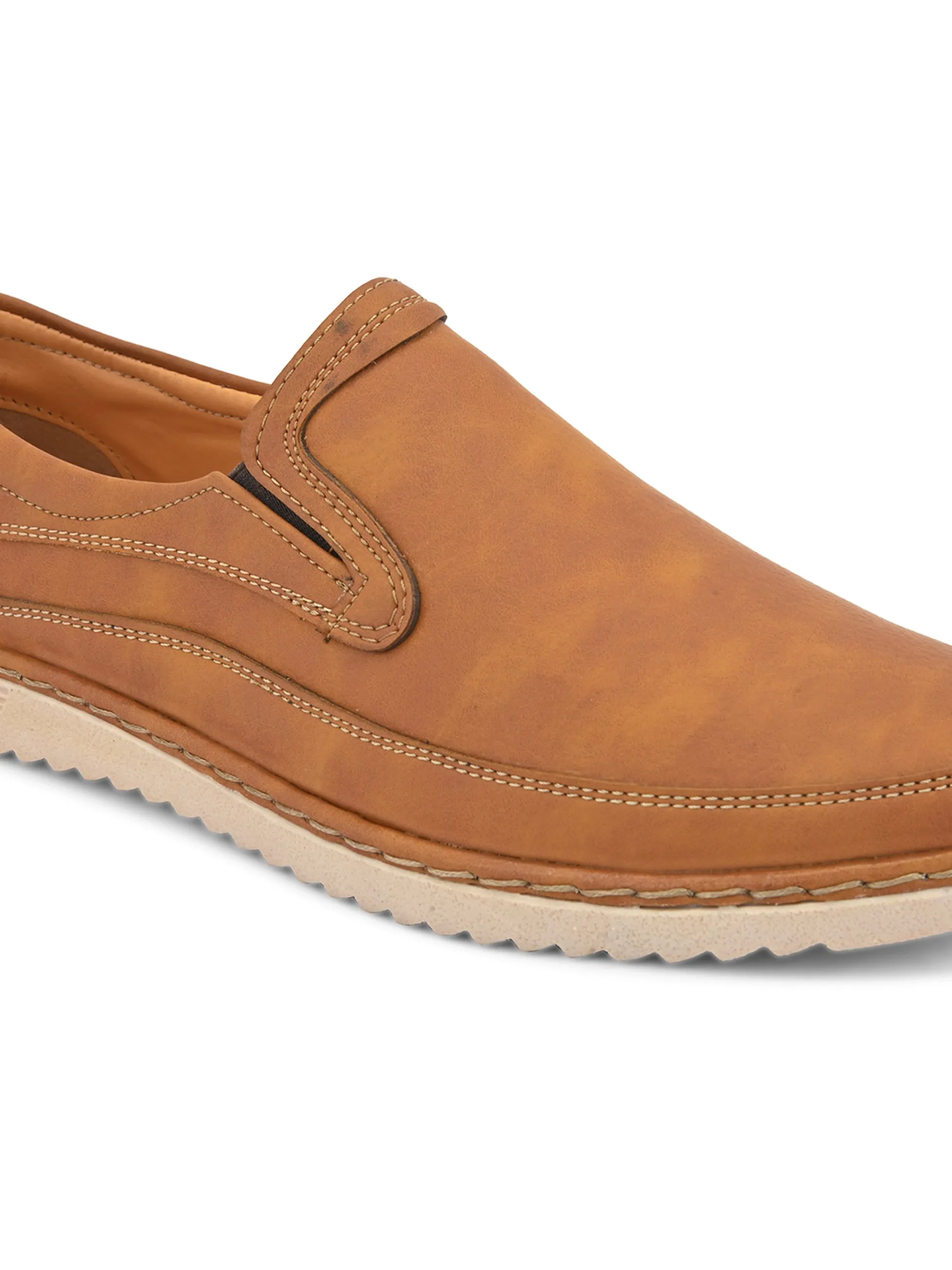 Keaton Tan Casual Slip-Ons