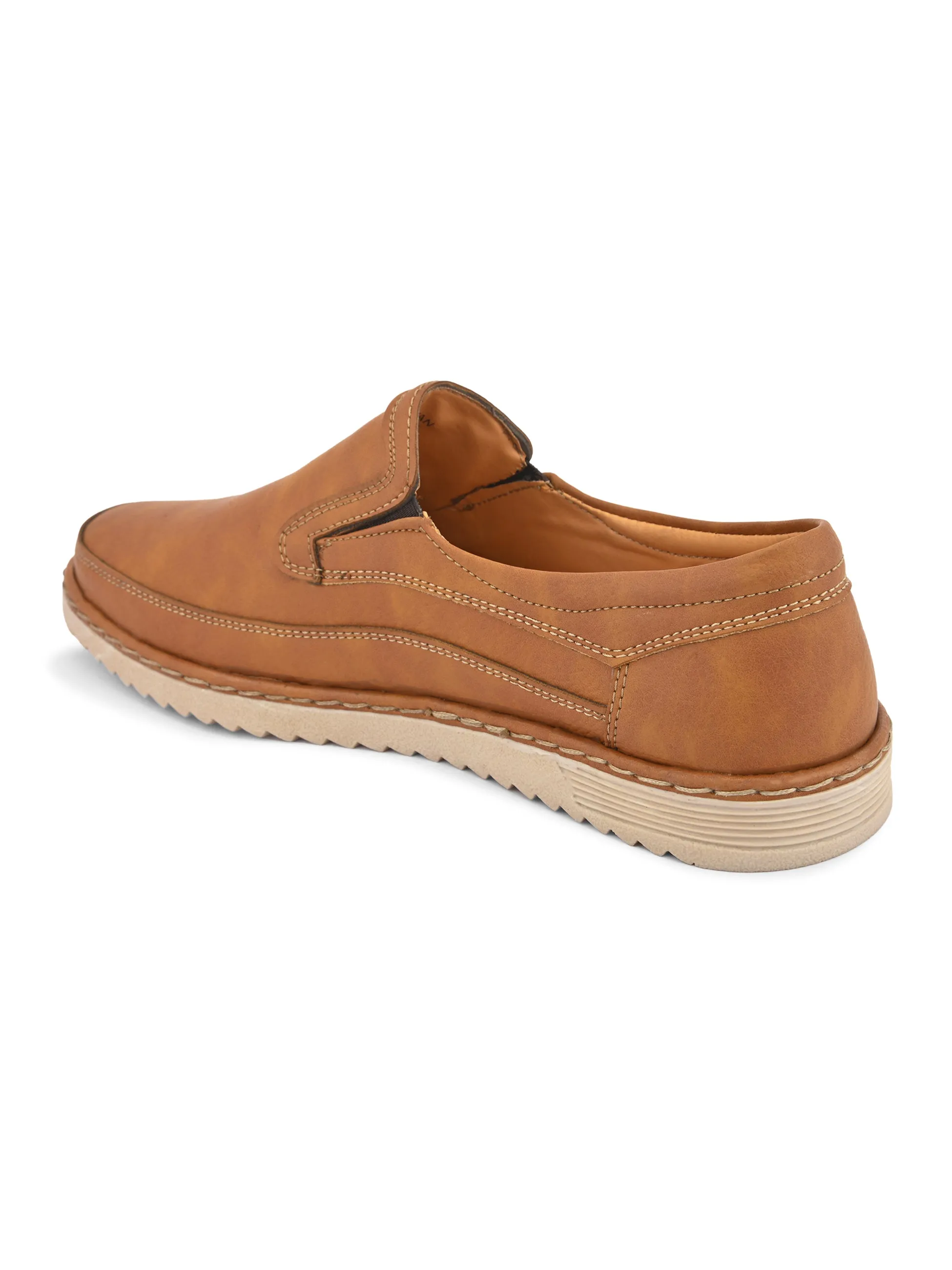 Keaton Tan Casual Slip-Ons