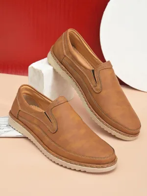 Keaton Tan Casual Slip-Ons