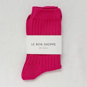 Le Bon Shoppe Fuchsia Her Socks