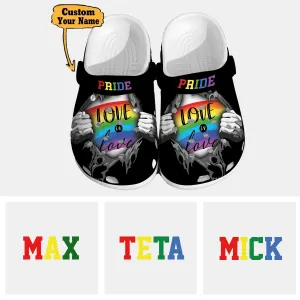 LGBT Pride Love Is Rainbow Unisex Birthday Gifts Personalized LGBT