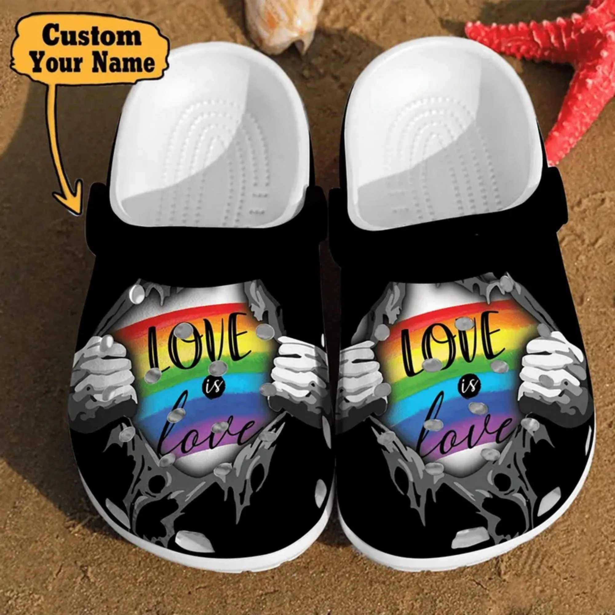 LGBT Pride Love Is Rainbow Unisex Birthday Gifts Personalized LGBT