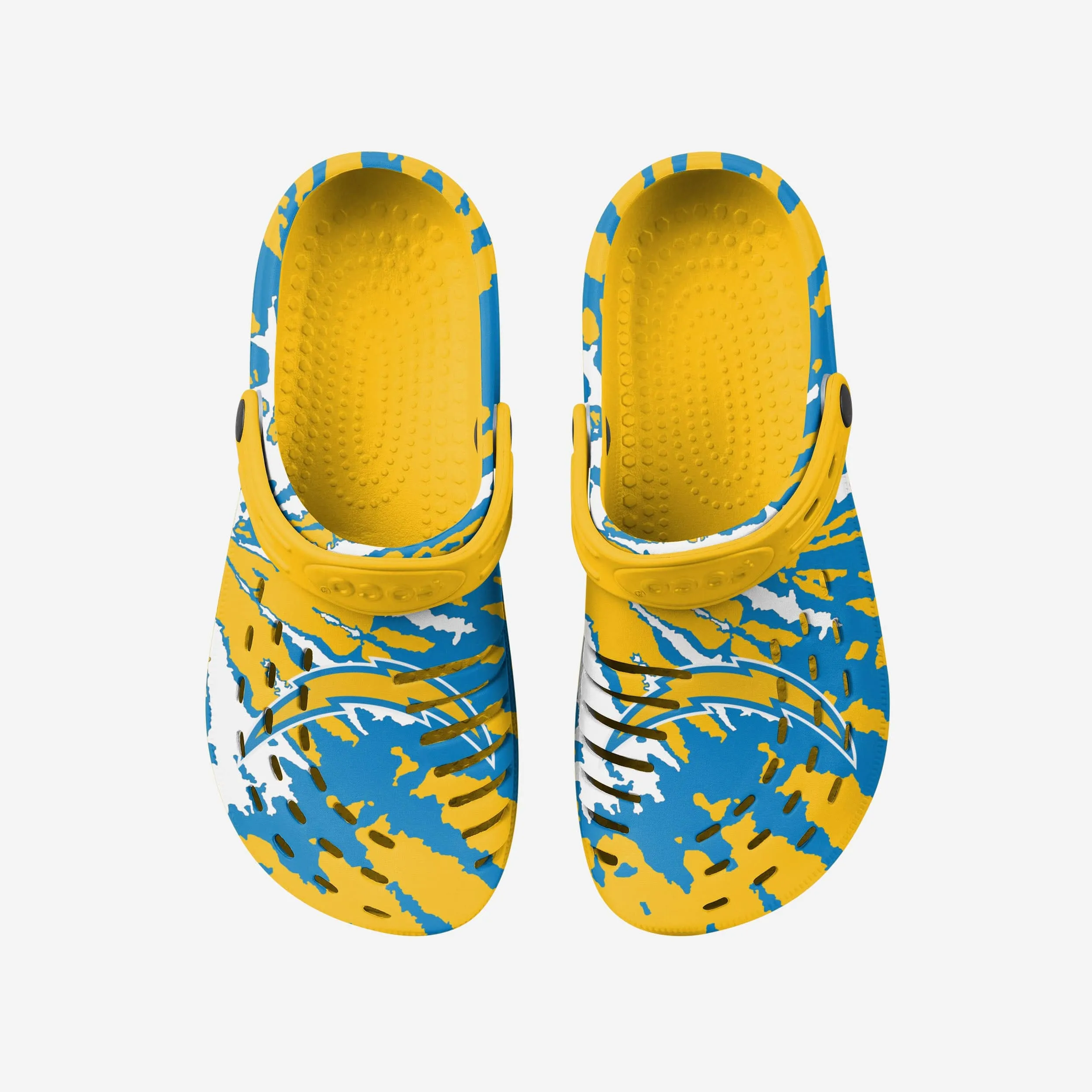 Los Angeles Chargers Tie-Dye Clog With Strap