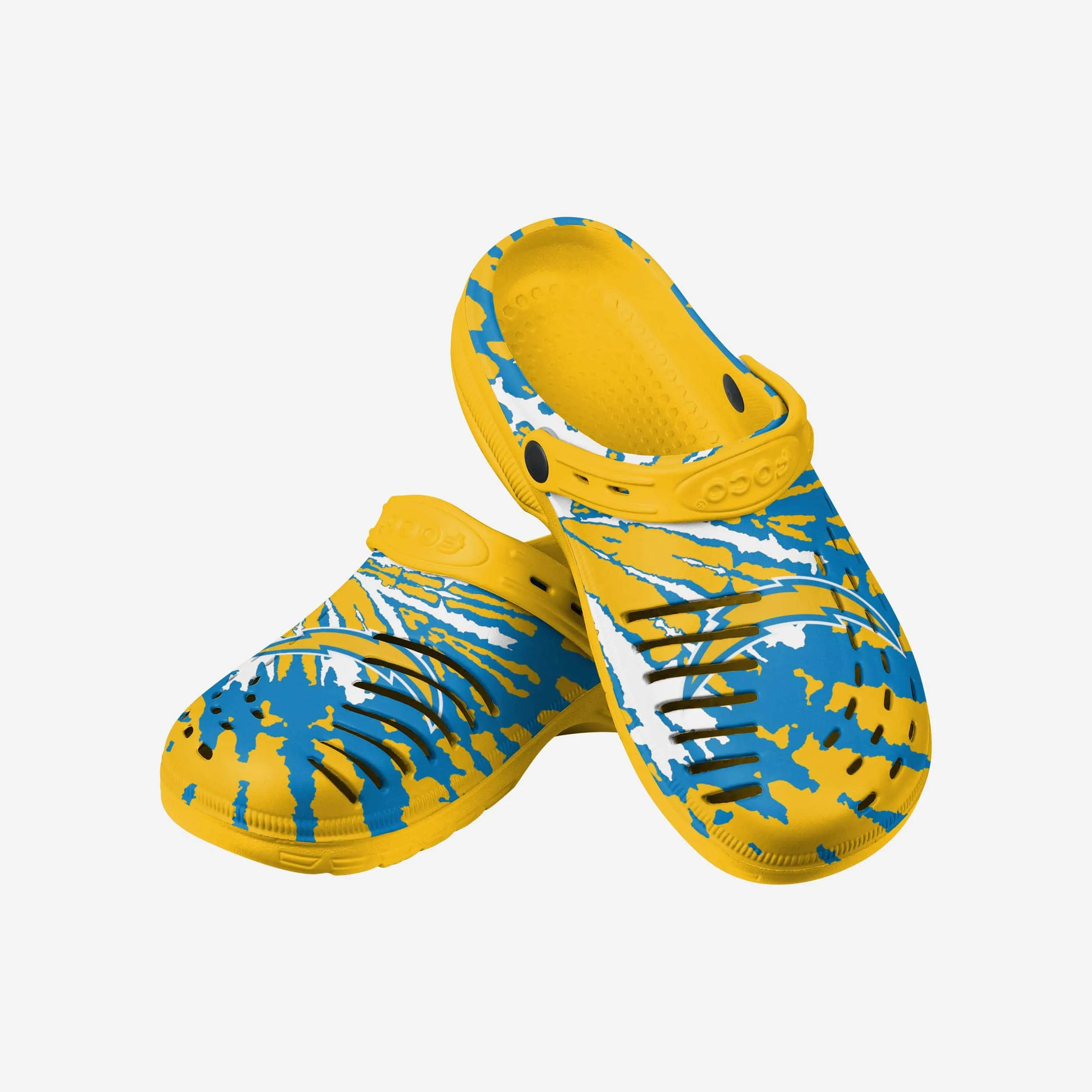 Los Angeles Chargers Tie-Dye Clog With Strap