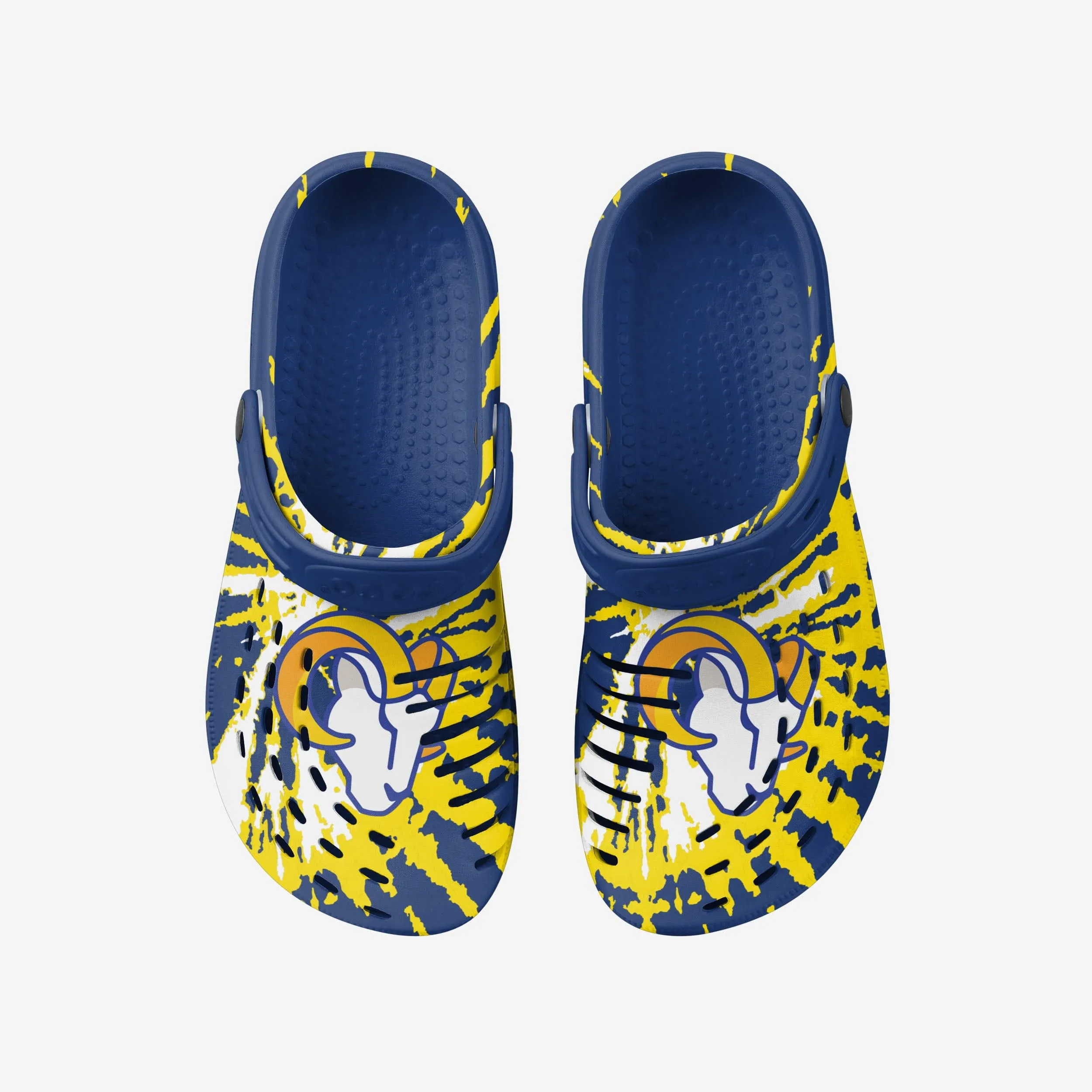 Los Angeles Rams Tie-Dye Clog With Strap