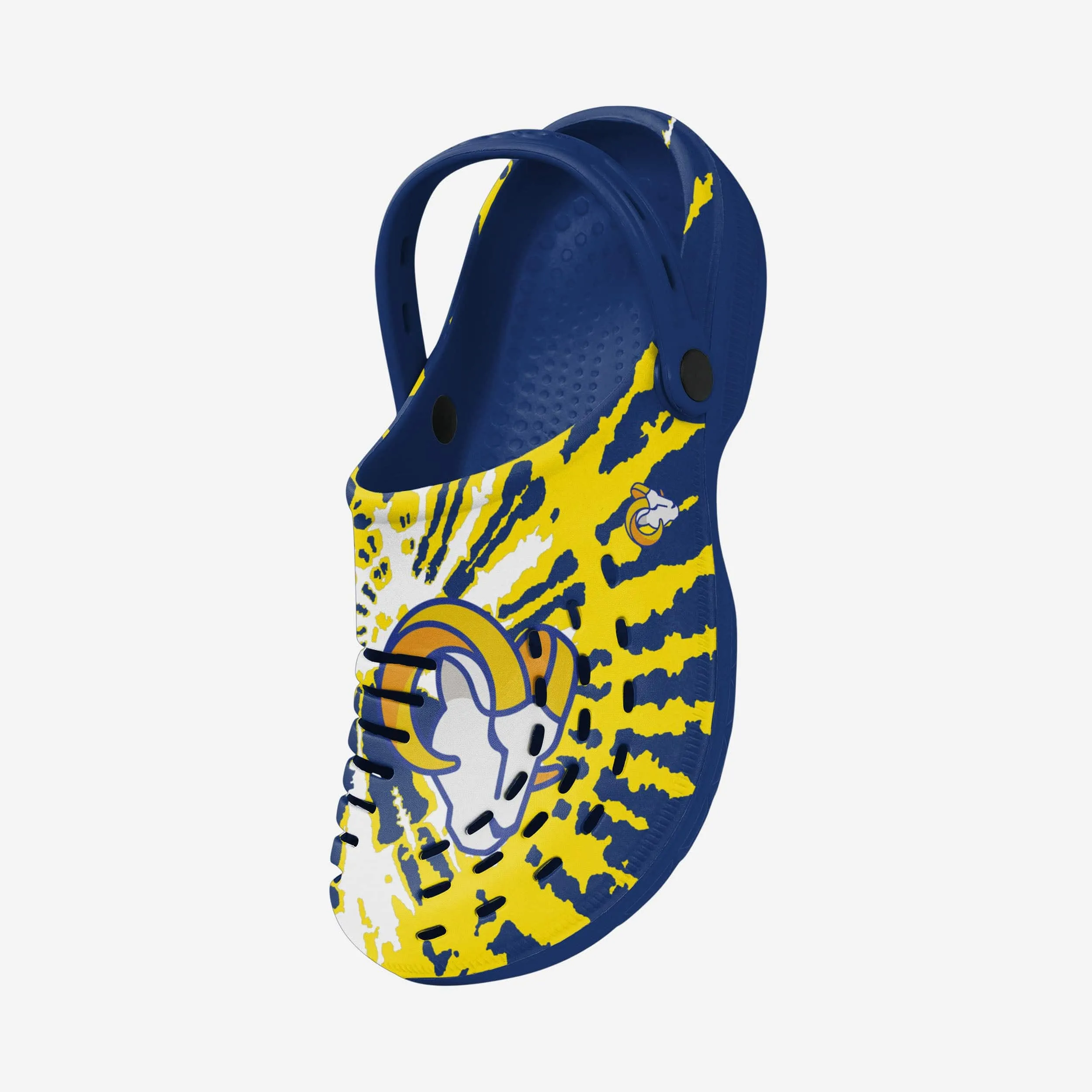 Los Angeles Rams Tie-Dye Clog With Strap