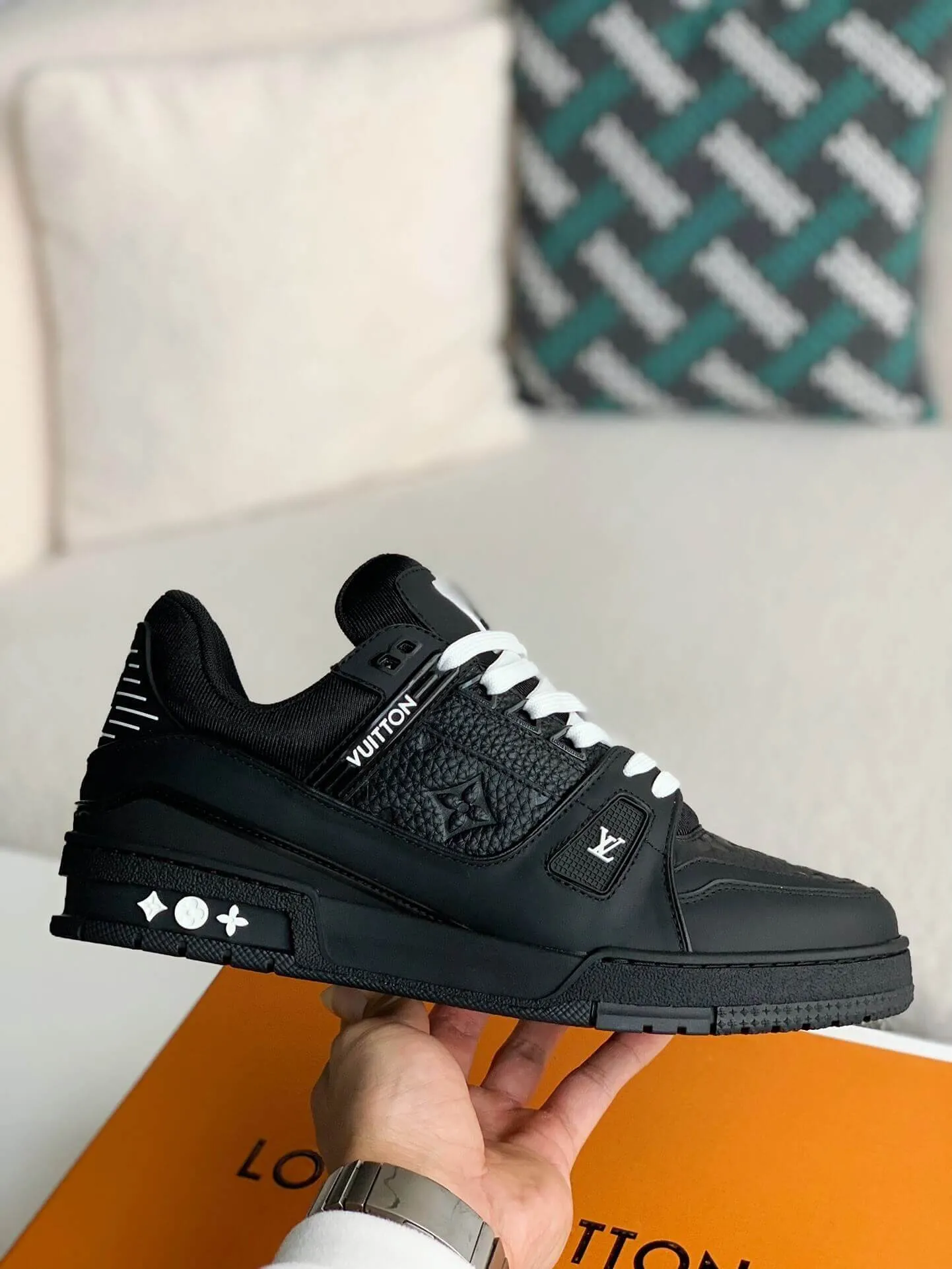 Louis Vuitton LV Trainer All Black Sneaker