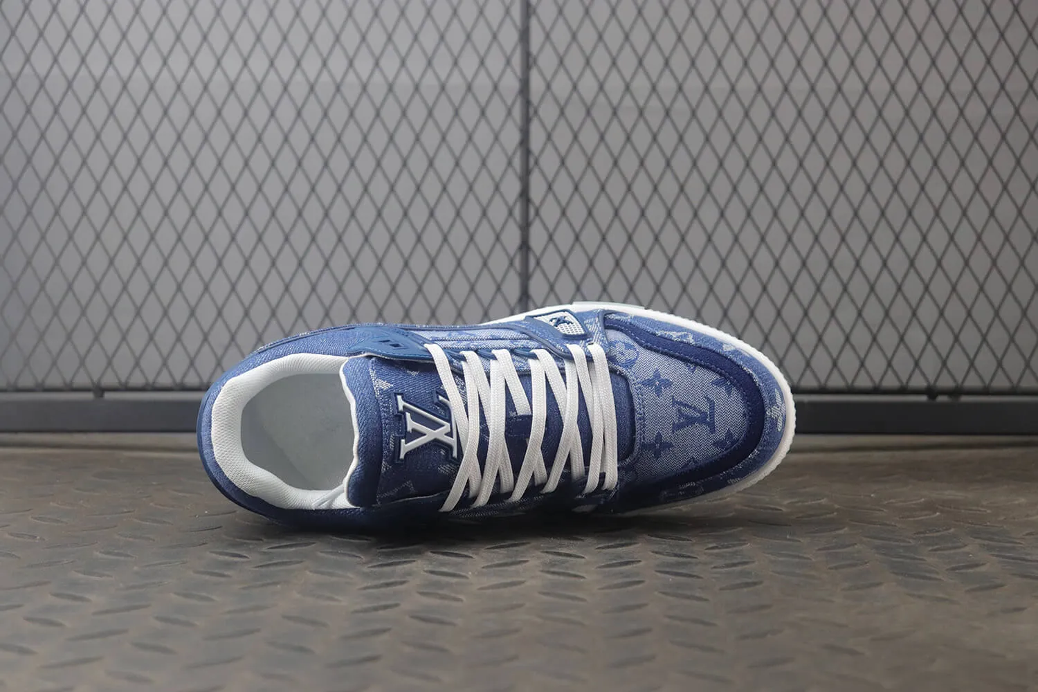 Louis Vuitton LV Trainer Denim Blue