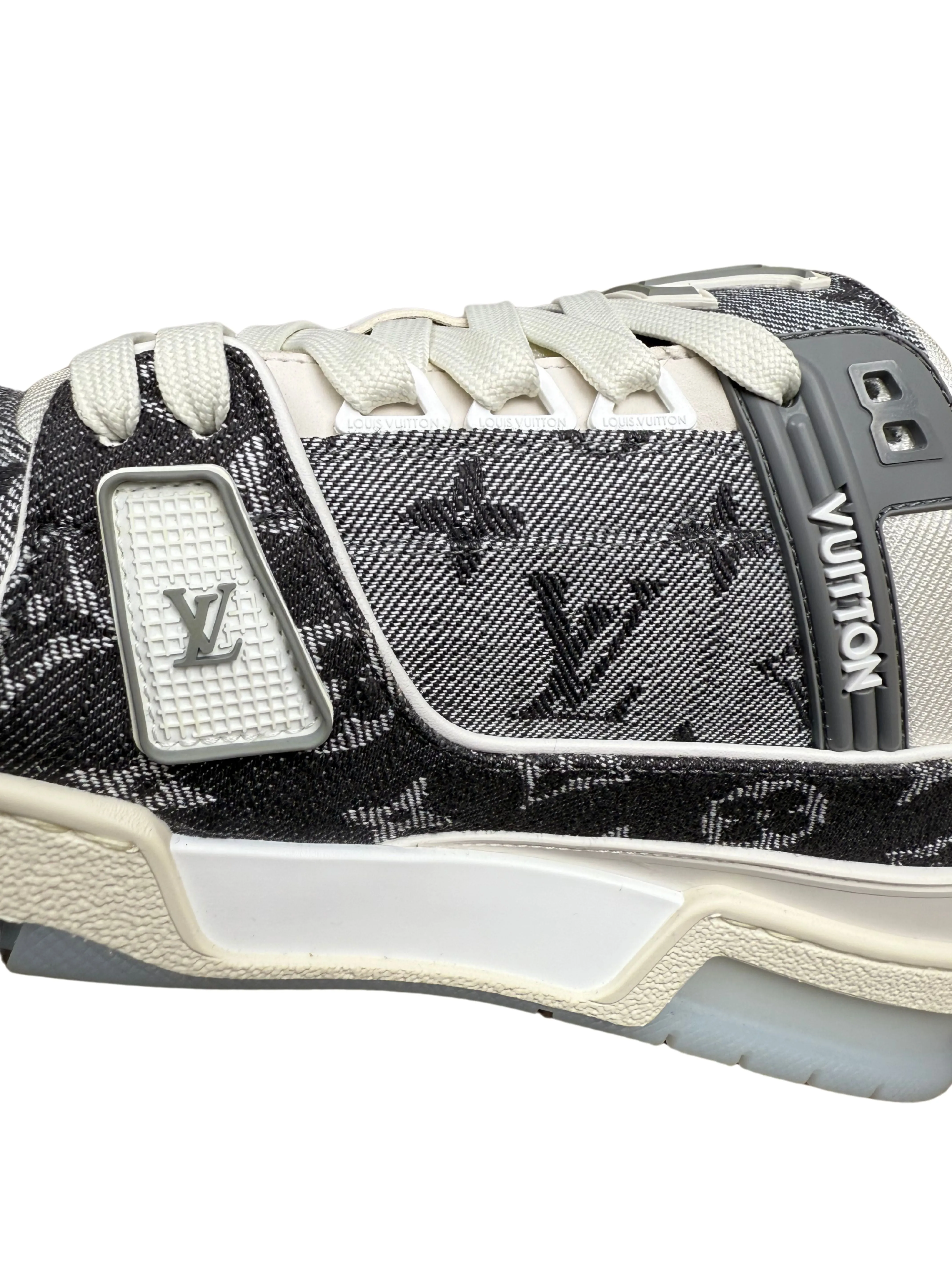 Louis Vuitton LV Trainer Denim - Grey (Unused)