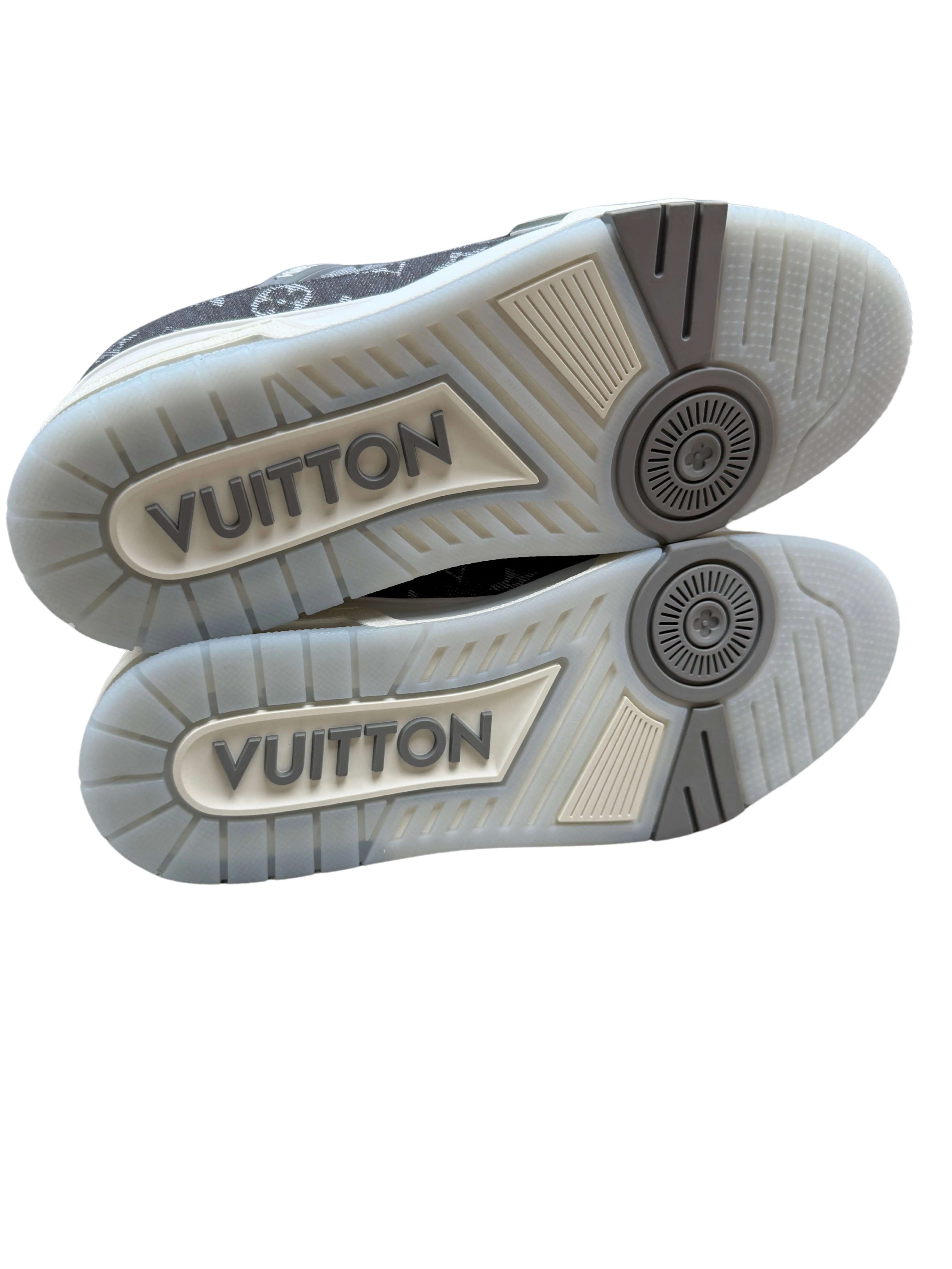 Louis Vuitton LV Trainer Denim - Grey (Unused)