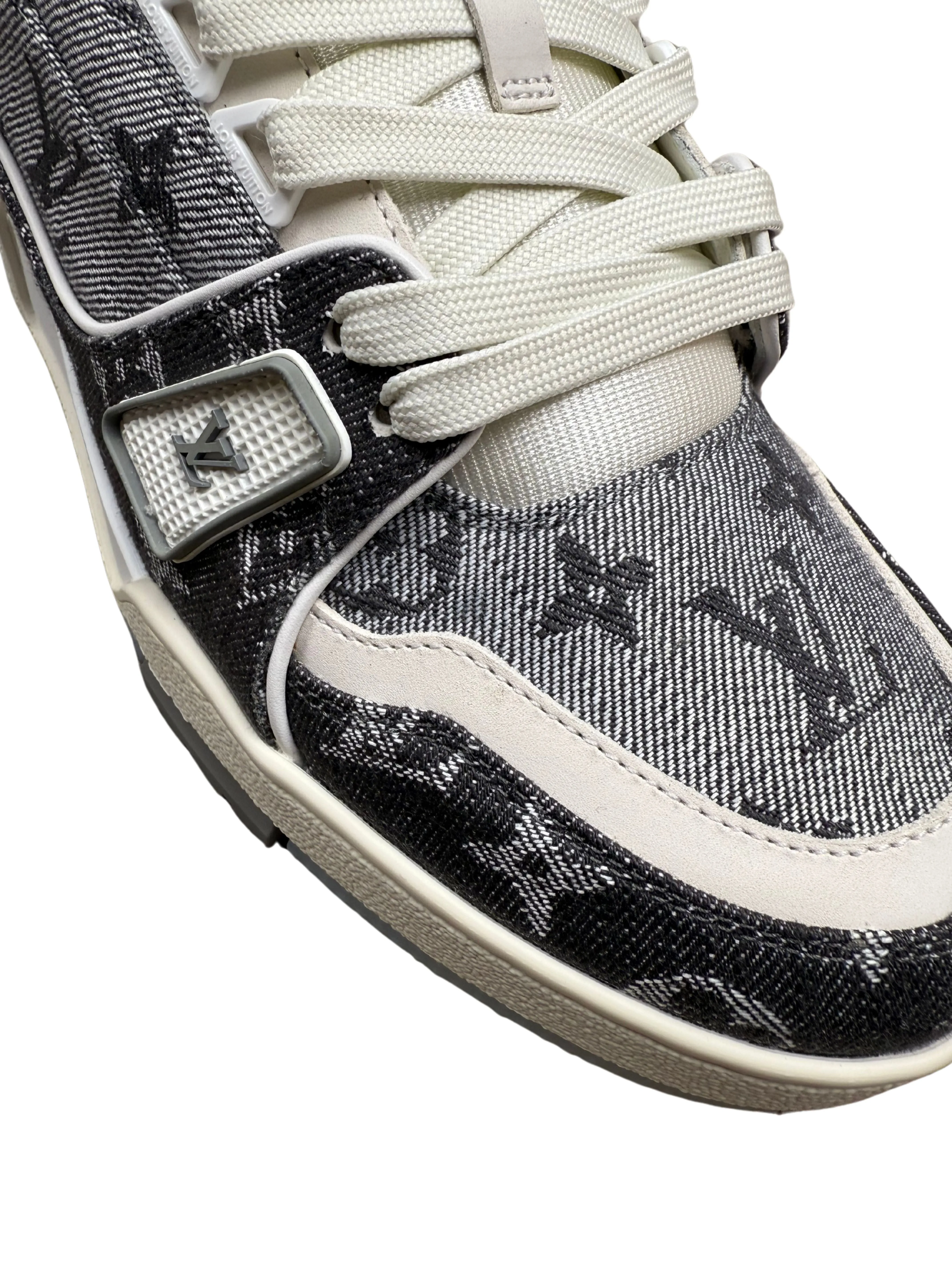 Louis Vuitton LV Trainer Denim - Grey (Unused)