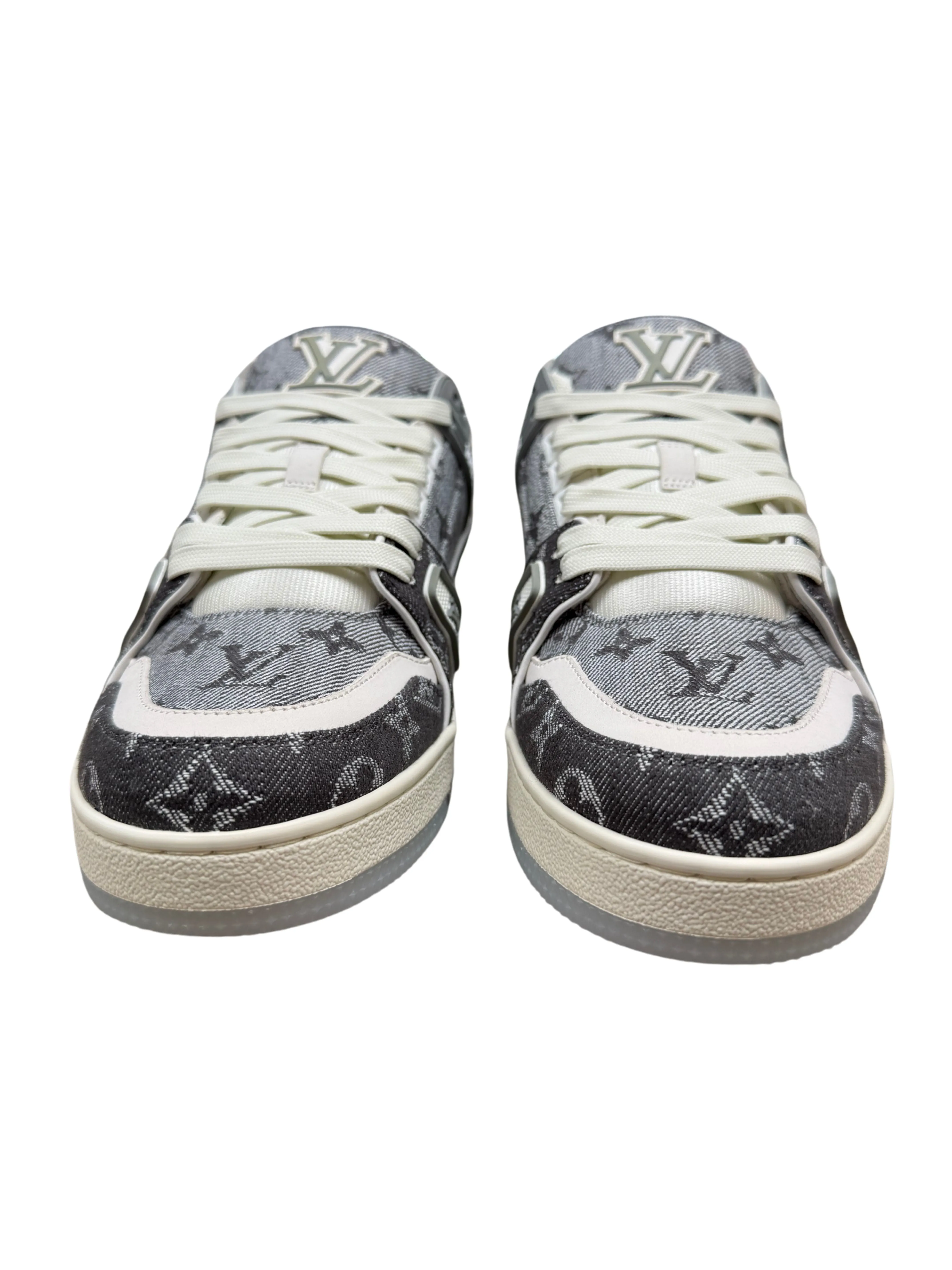 Louis Vuitton LV Trainer Denim - Grey (Unused)