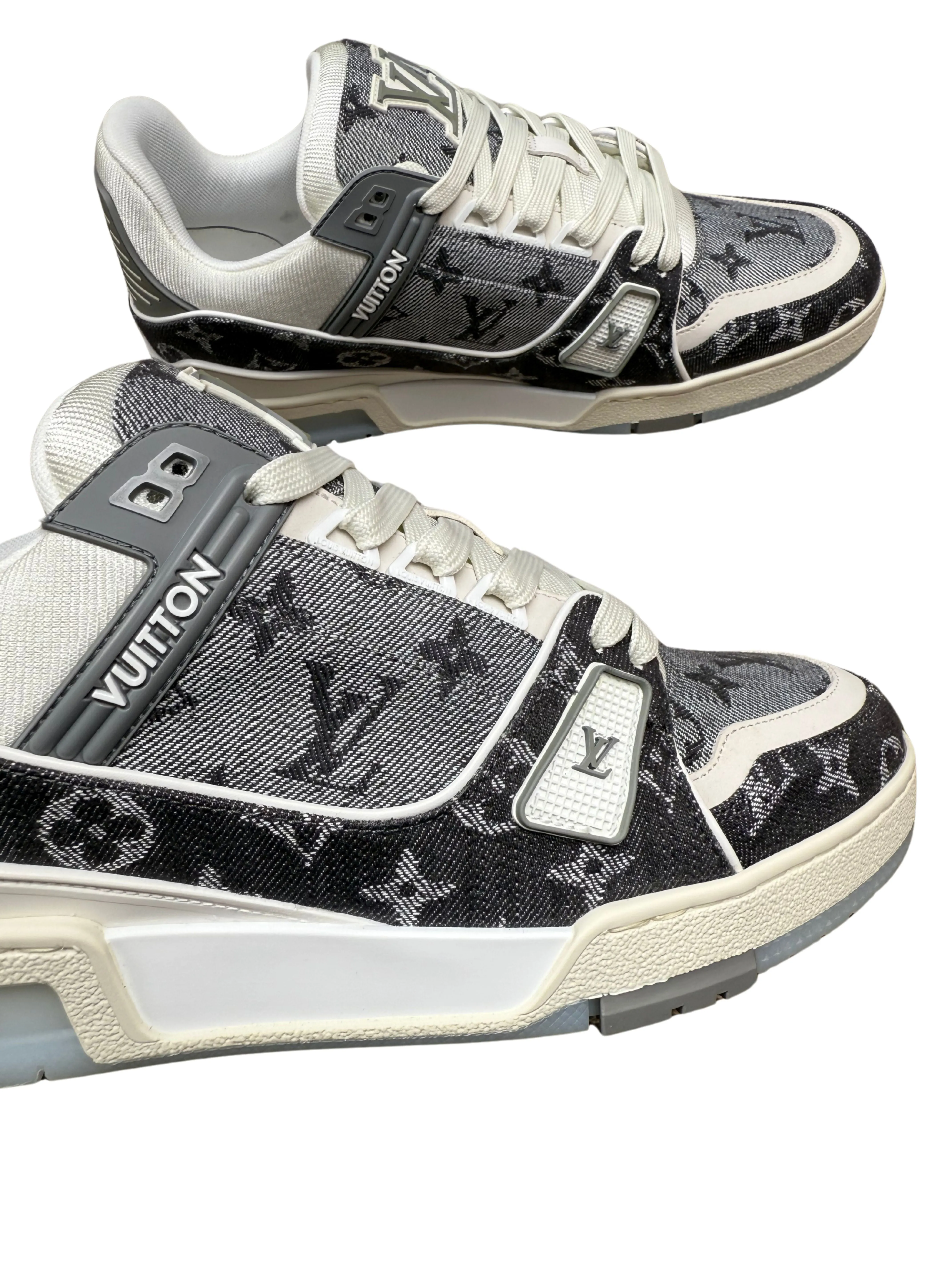 Louis Vuitton LV Trainer Denim - Grey (Unused)