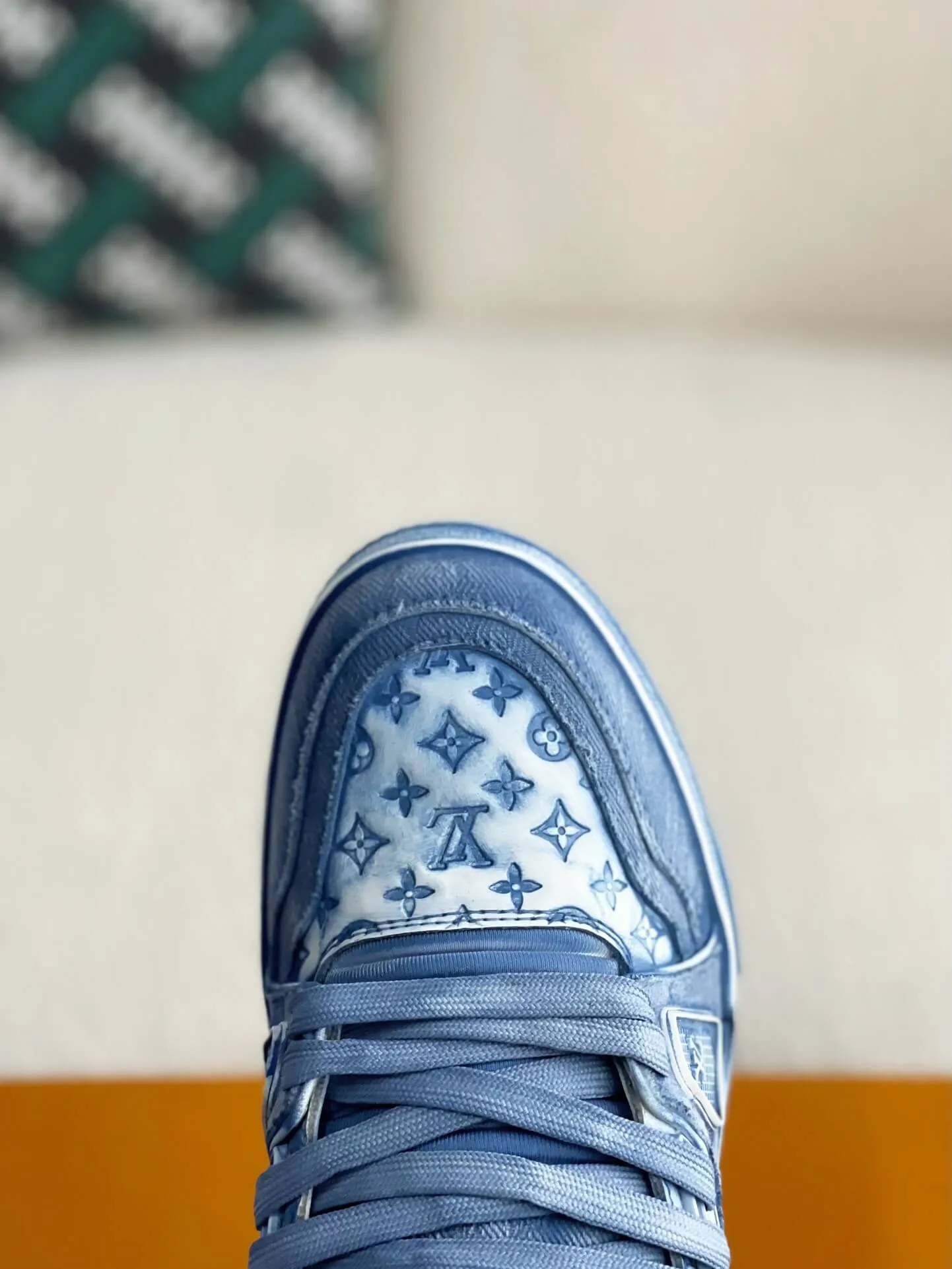 Louis Vuitton LV Trainer Monogram Denim Blue Sneaker