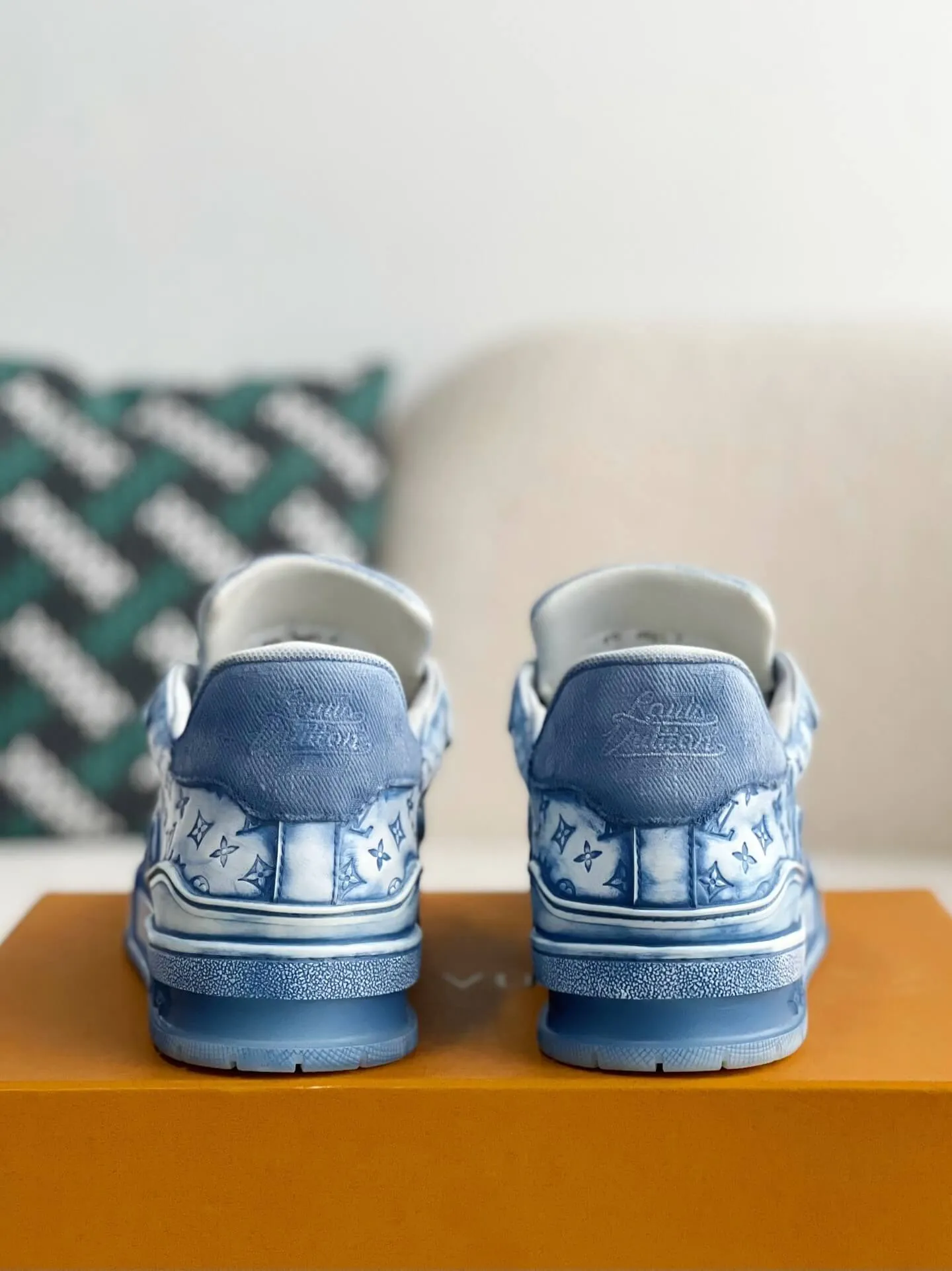 Louis Vuitton LV Trainer Monogram Denim Blue Sneaker