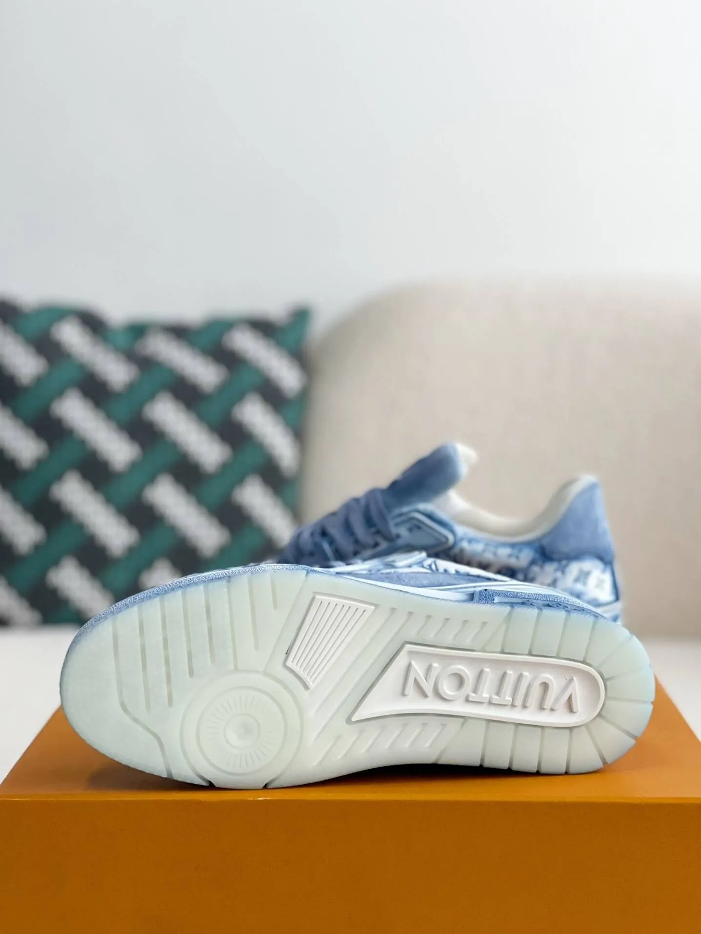 Louis Vuitton LV Trainer Monogram Denim Blue Sneaker