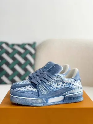 Louis Vuitton LV Trainer Monogram Denim Blue Sneaker