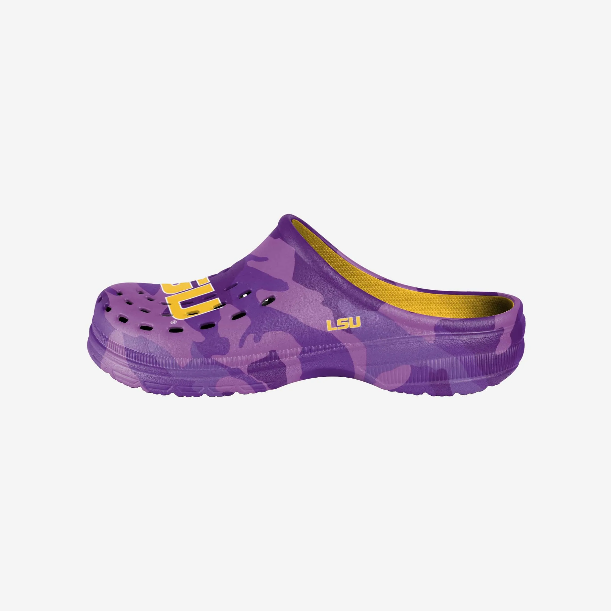 LSU Tigers Tonal Camo Clog