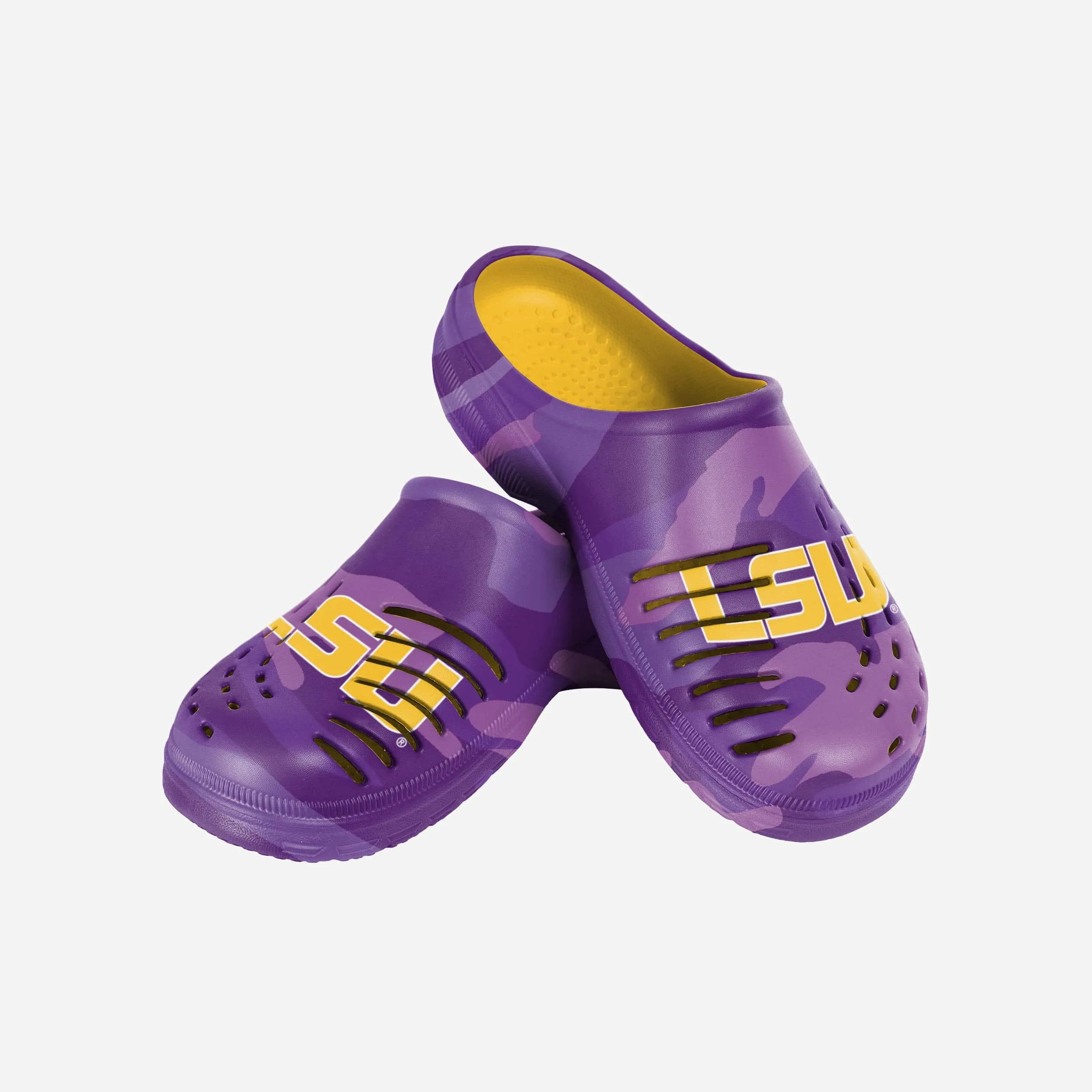 LSU Tigers Tonal Camo Clog