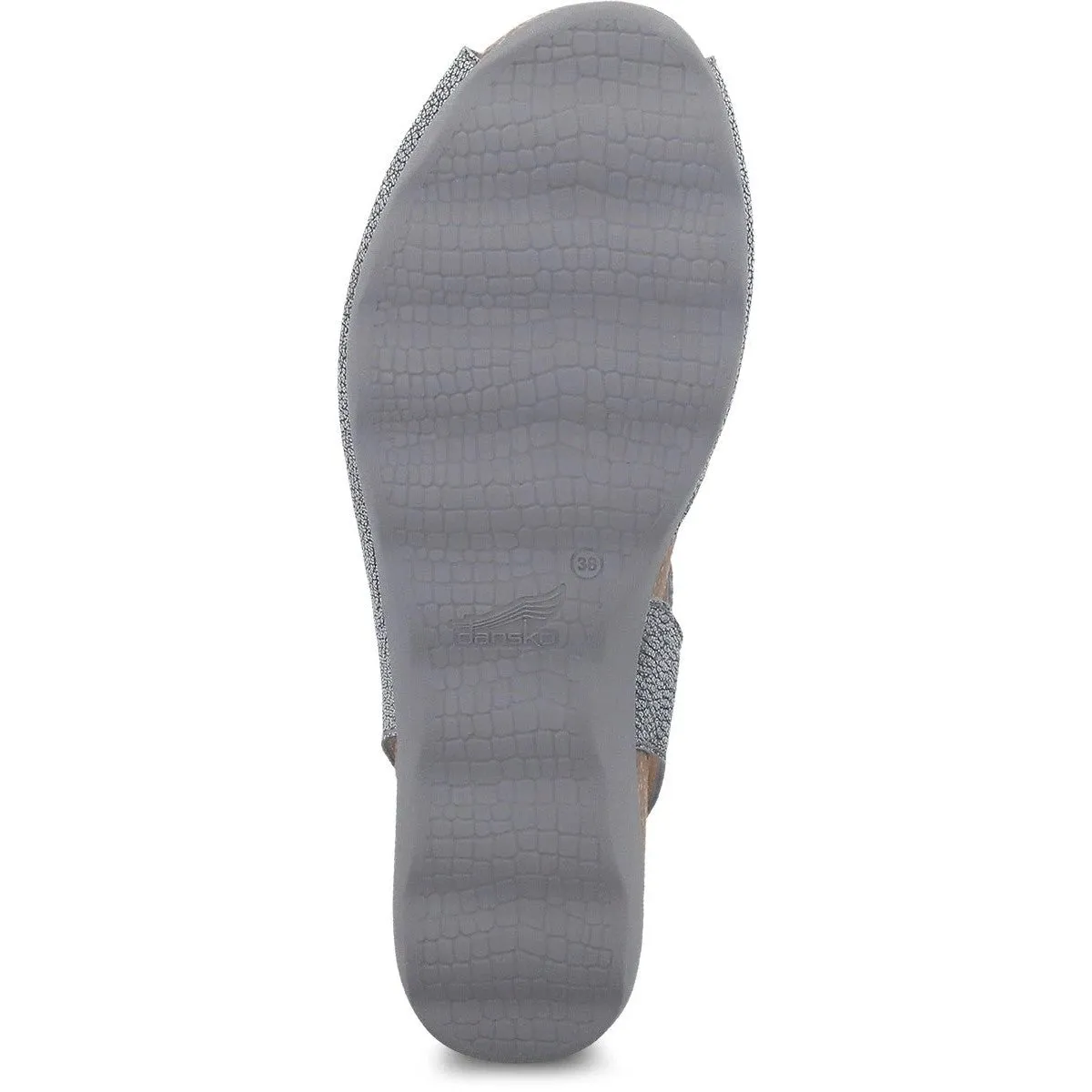 Marcy | Metallic Leather | Pewter