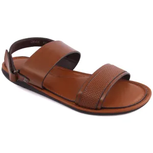 Men “CHAZ” Woven Toe Dual Strap Slip On Open Toe Sandals