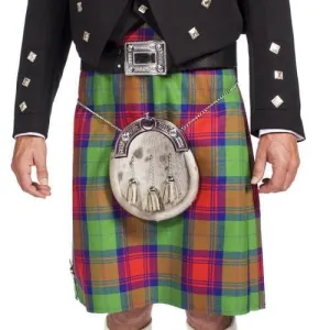 Men's 8 Yard Kilt - 13oz House of Edgar Wool Mediumweight Old And Rare Tartan - Made To Order